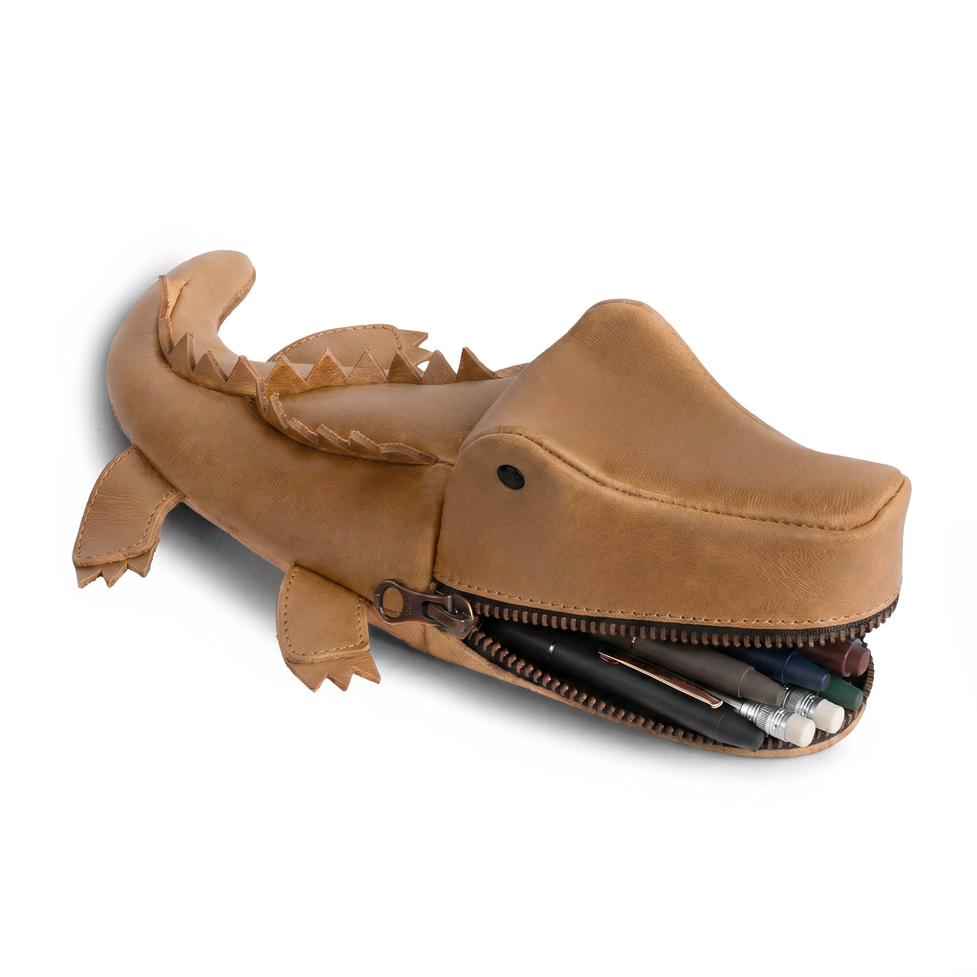 Leather Gator Pouch