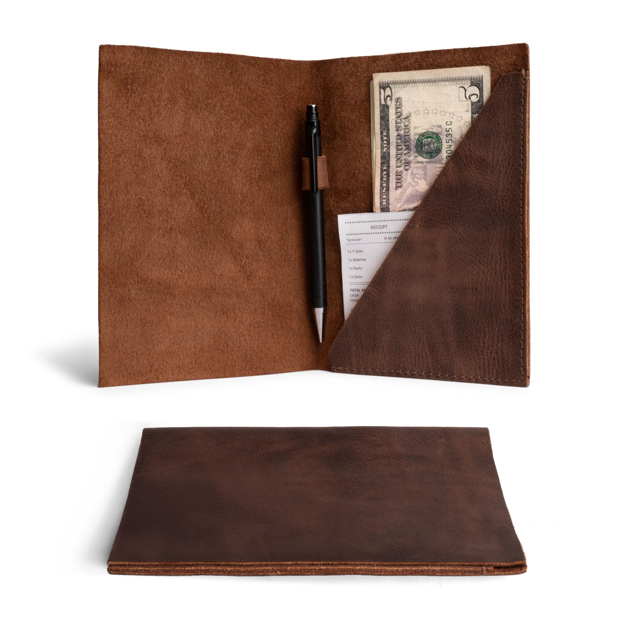 Bifold Check Presenter With Pen Slot