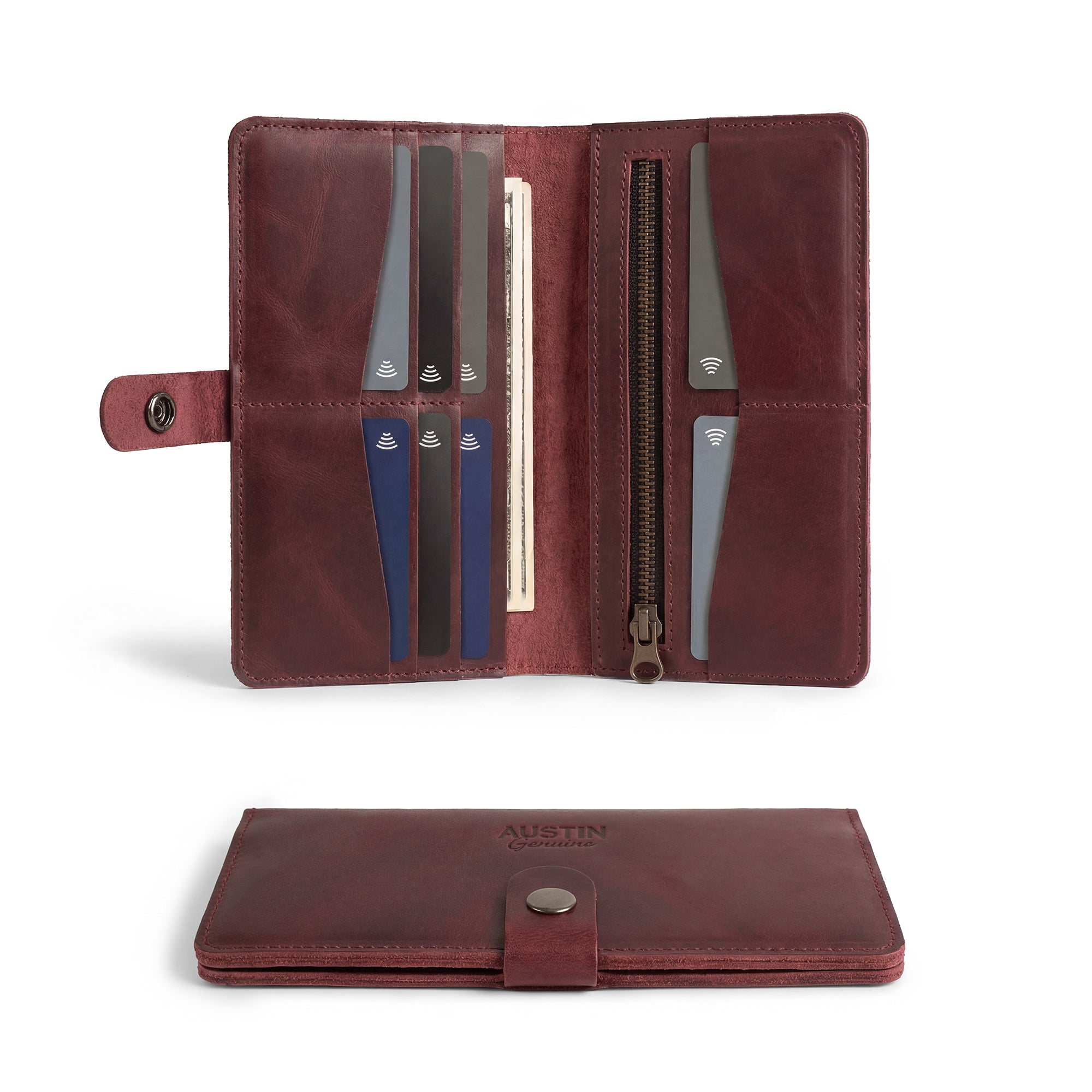 The Lamar Long Bifold Wallet