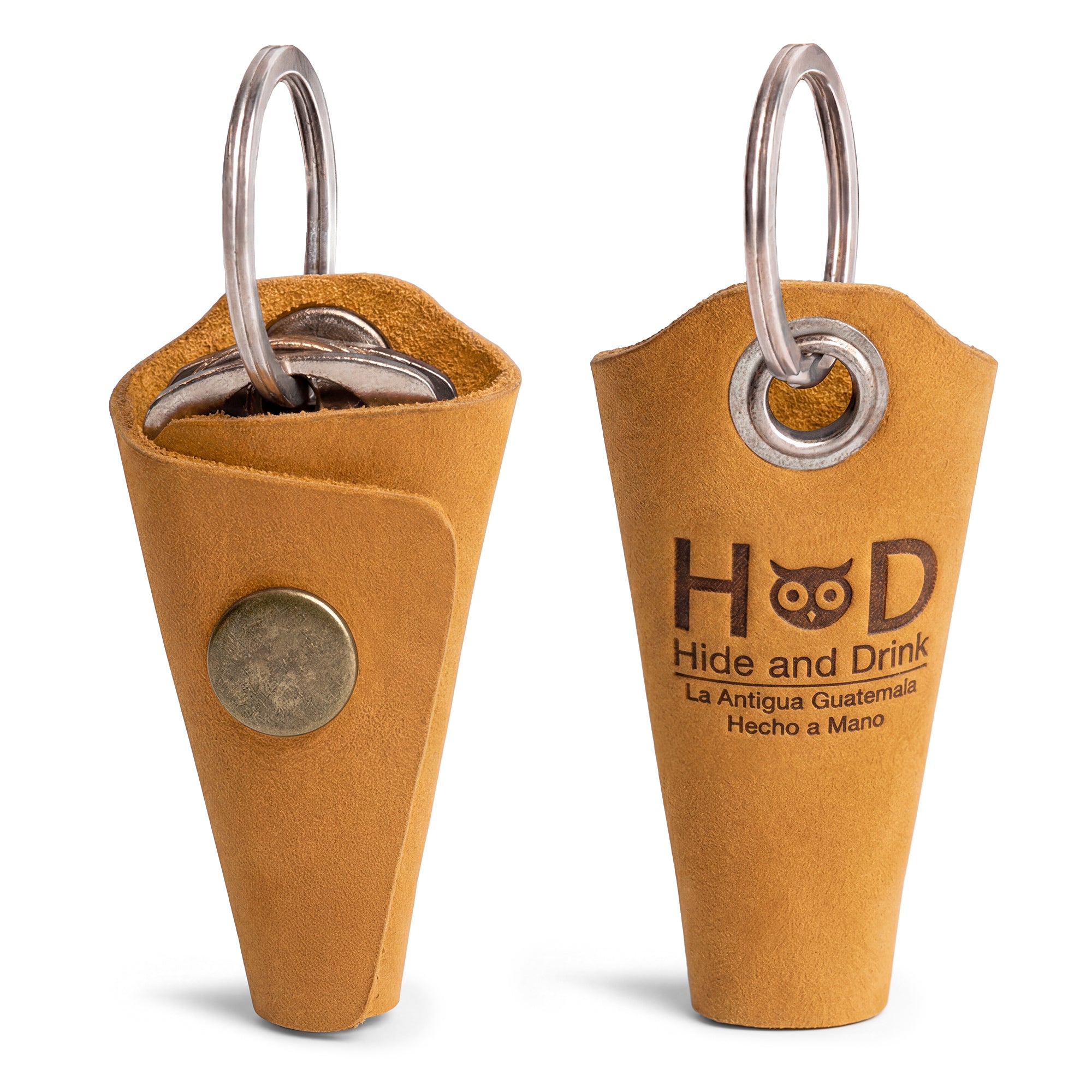 Leather Wrap Keychain