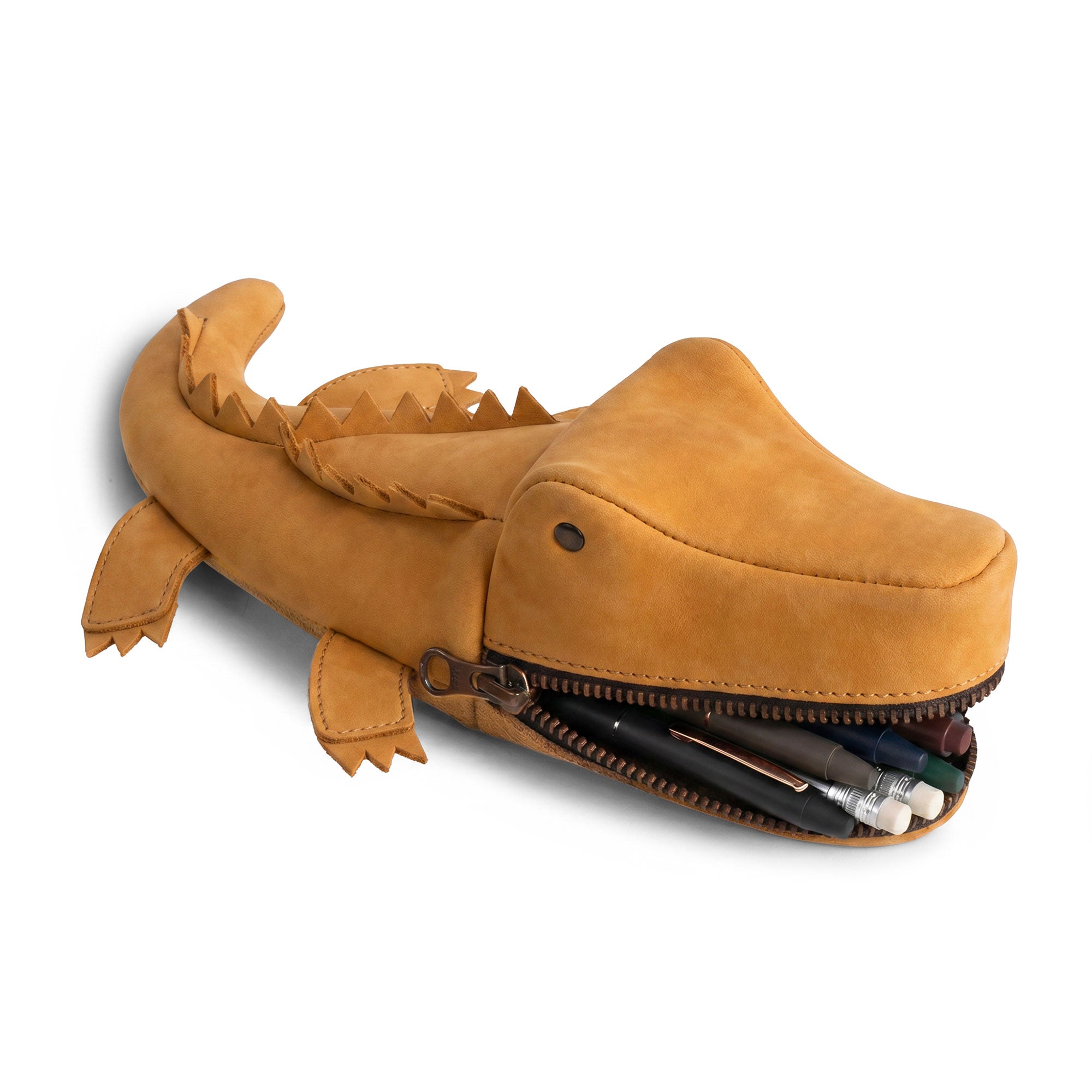 Leather Gator Pouch