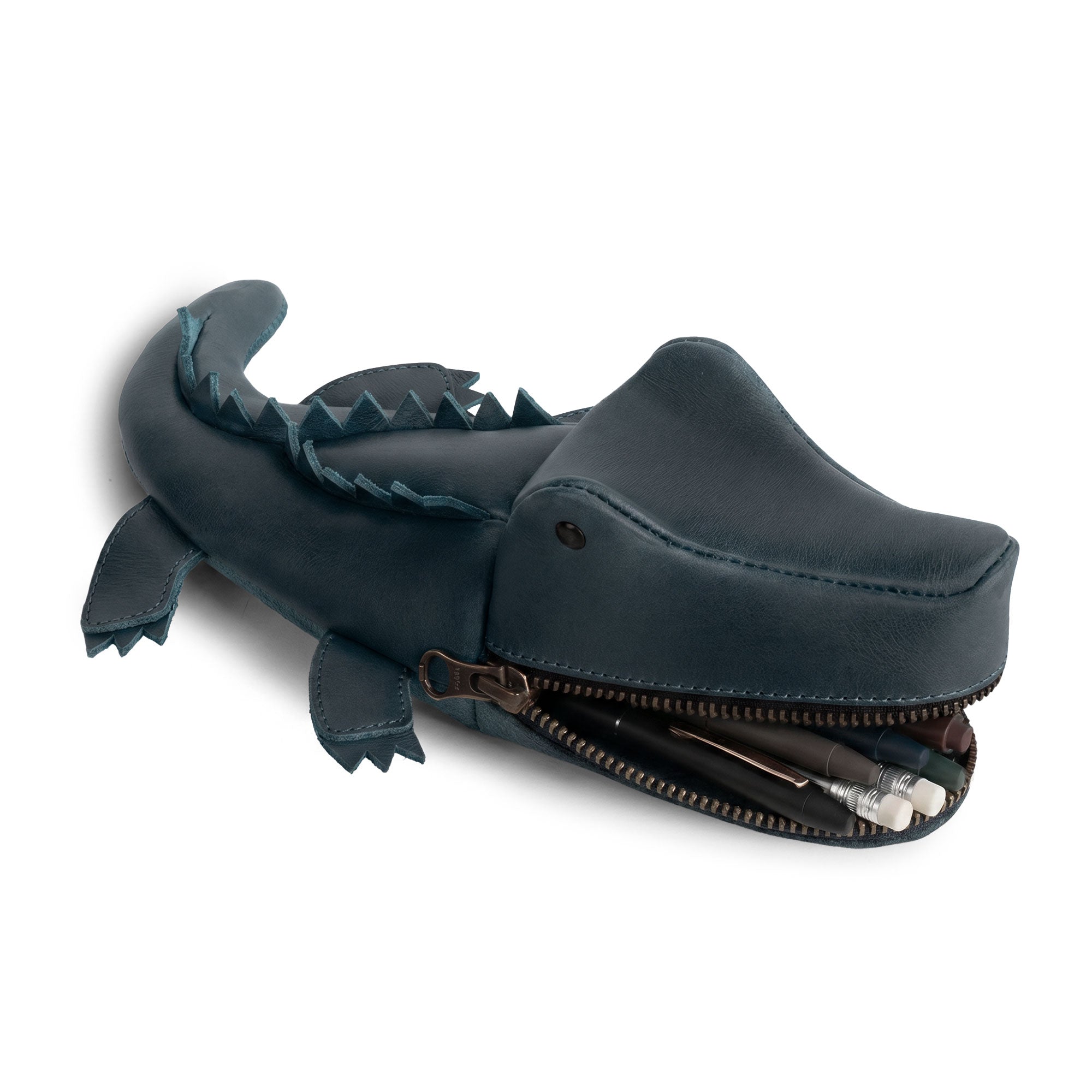 Leather Gator Pouch
