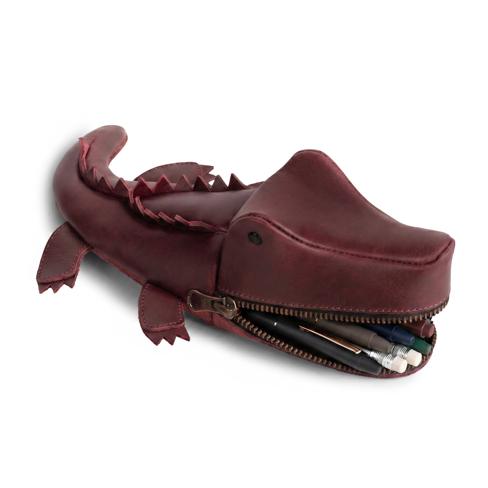 Leather Gator Pouch