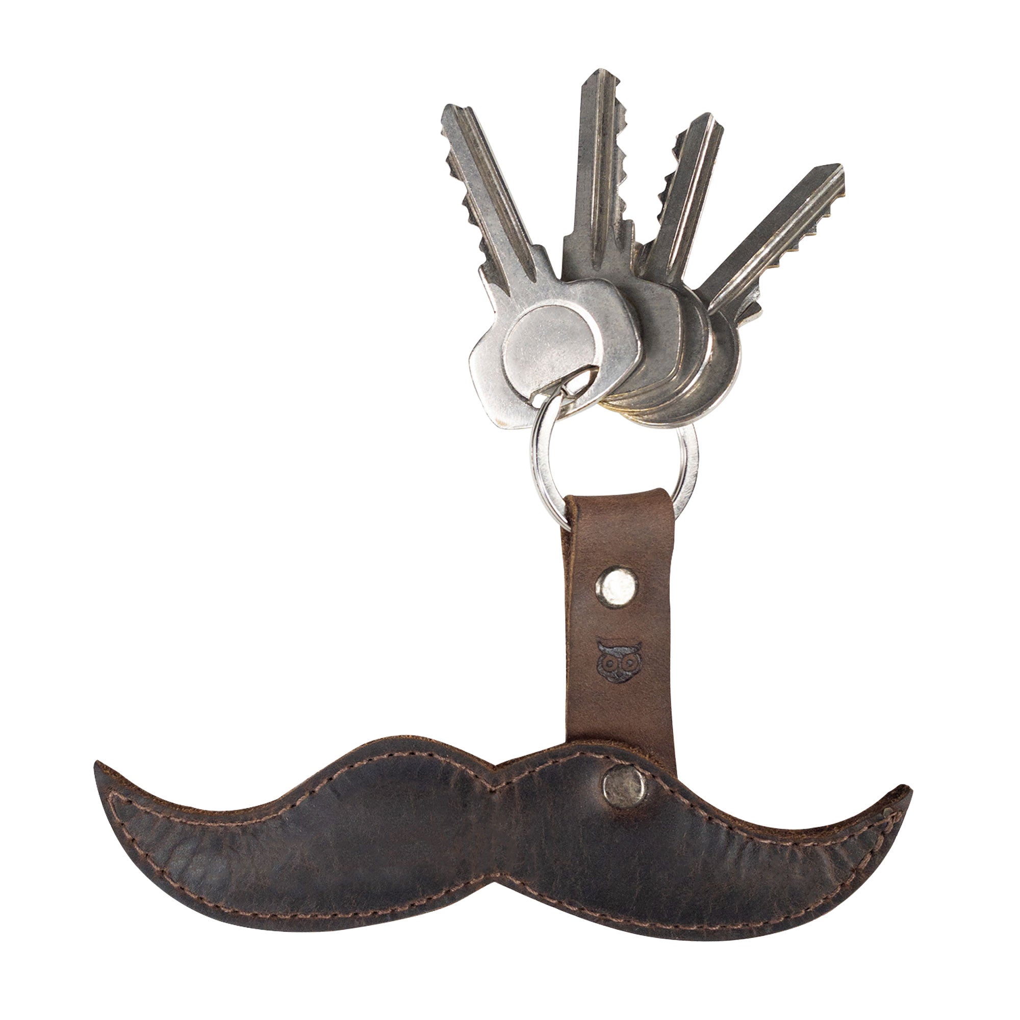 Keychain Moustache - Stockyard X 'The Leather Store'