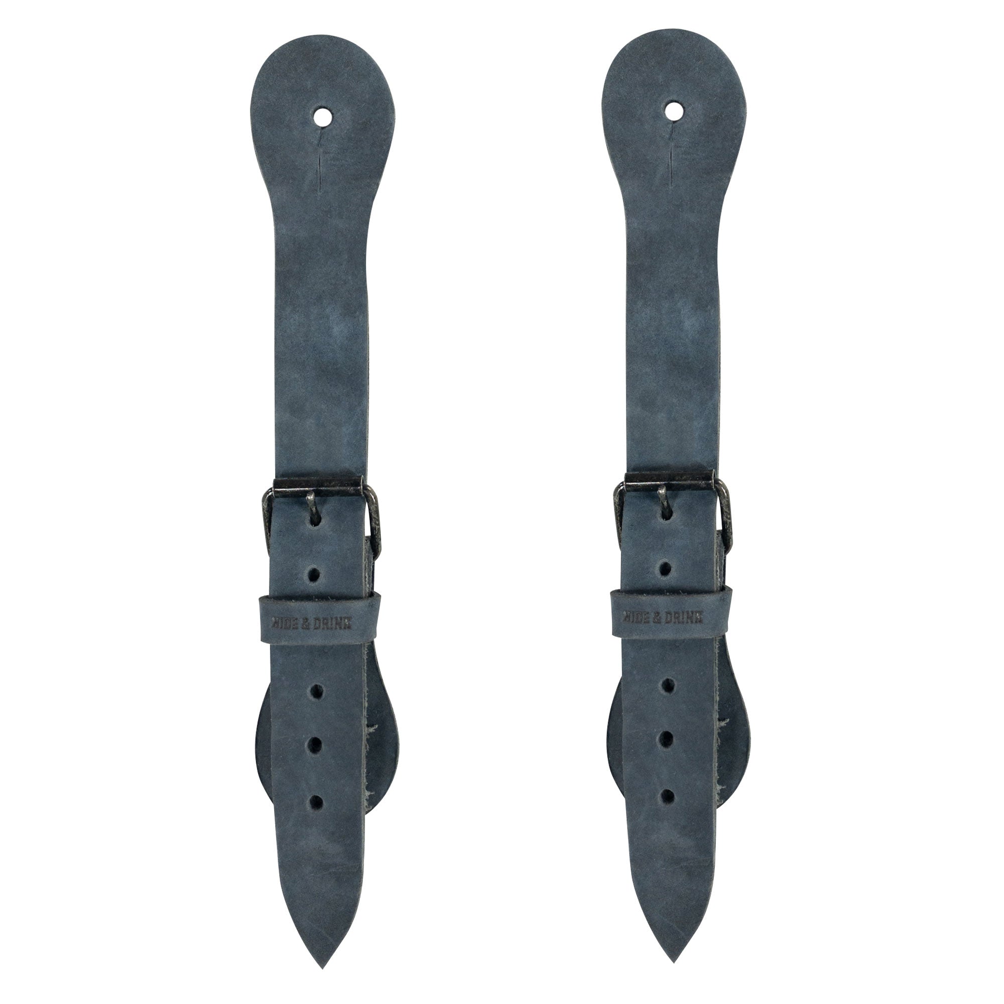 Hide & Drink's Ply Spur Straps (2 Pieces) - A well-designed set of 2 Single Spur Straps for Cowboy, Men and Women's boots. Crafted from Full Grain Leather, these durable straps are perfect for Equestrian activities and showcase artisan quality.