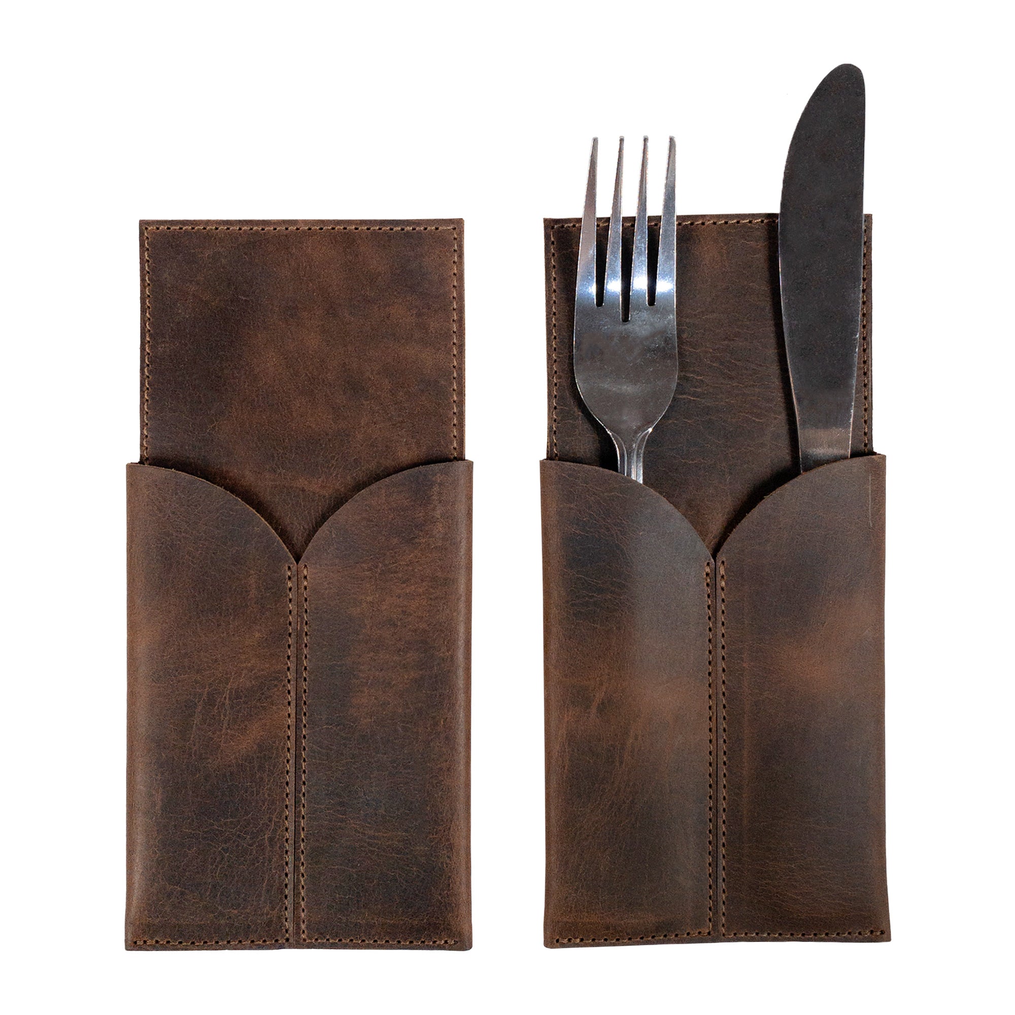Sleeves for Cutlery (Set of 2) - Stockyard X 'The Leather Store'