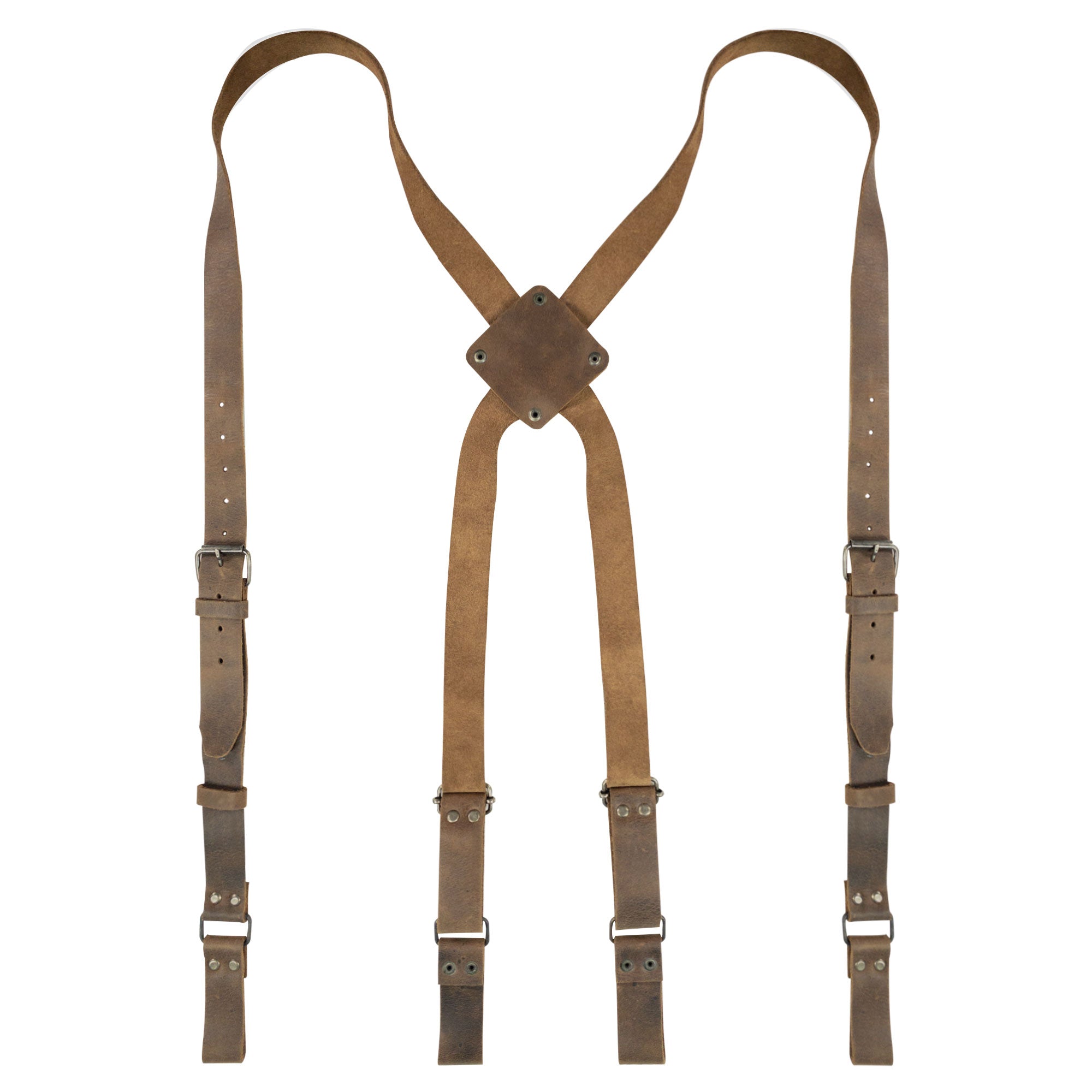 X Back Suspenders with Belt Loops
