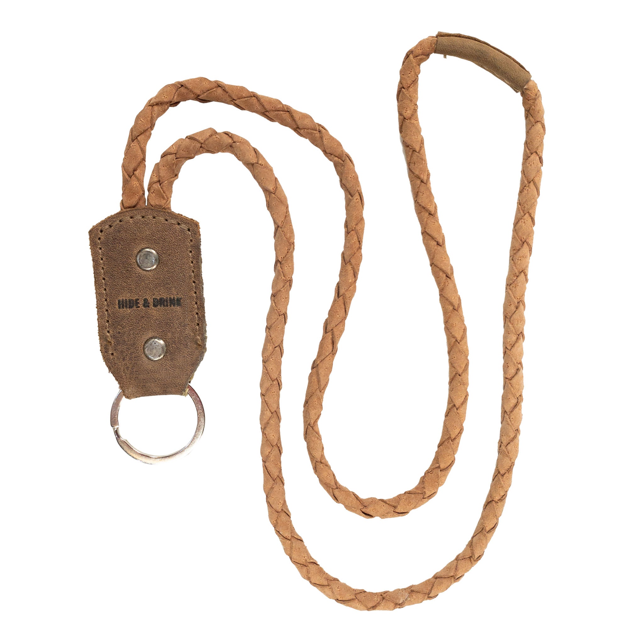 Braided Lanyard Keychain - Stockyard X 'The Leather Store'
