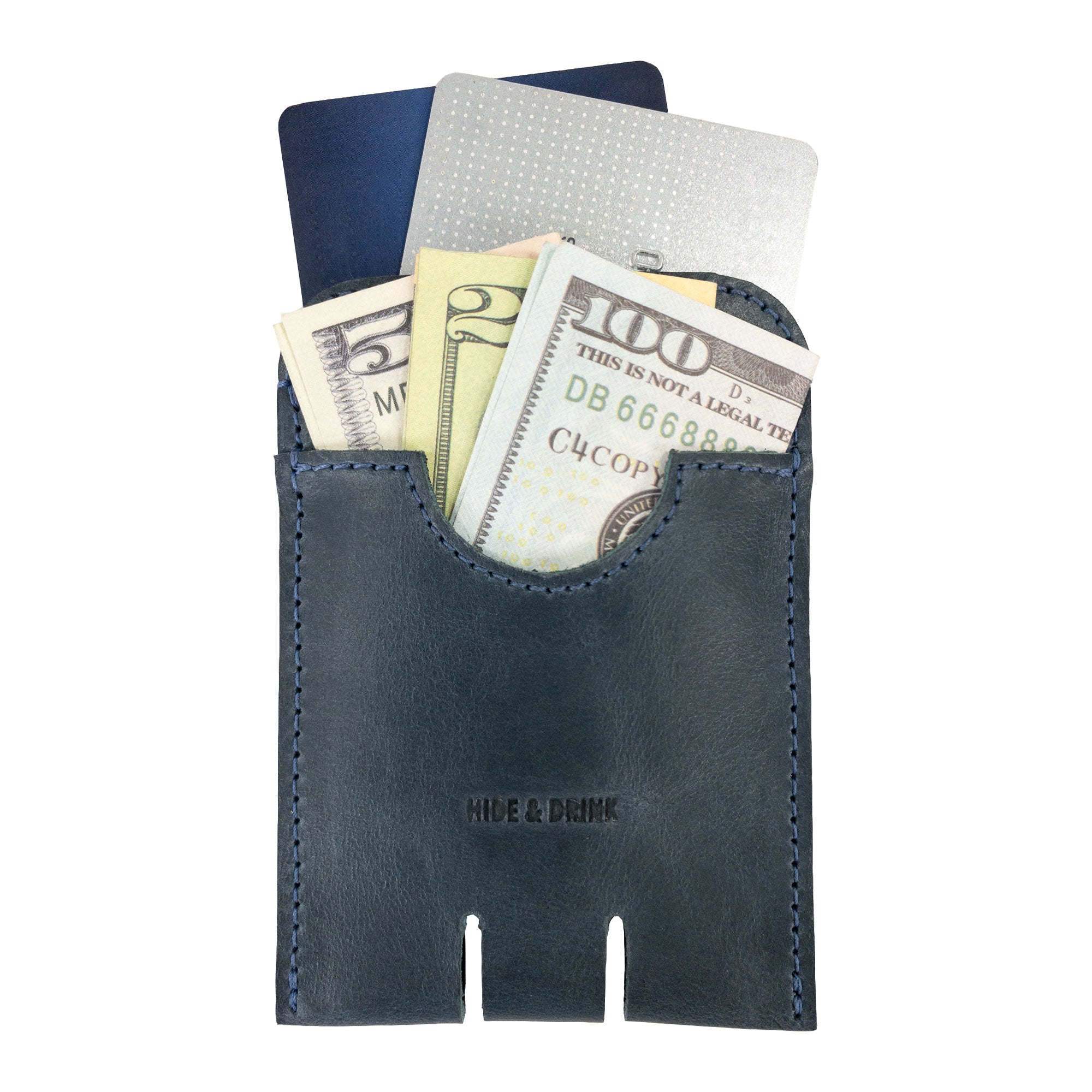 Push Card Holder - Stockyard X 'The Leather Store'