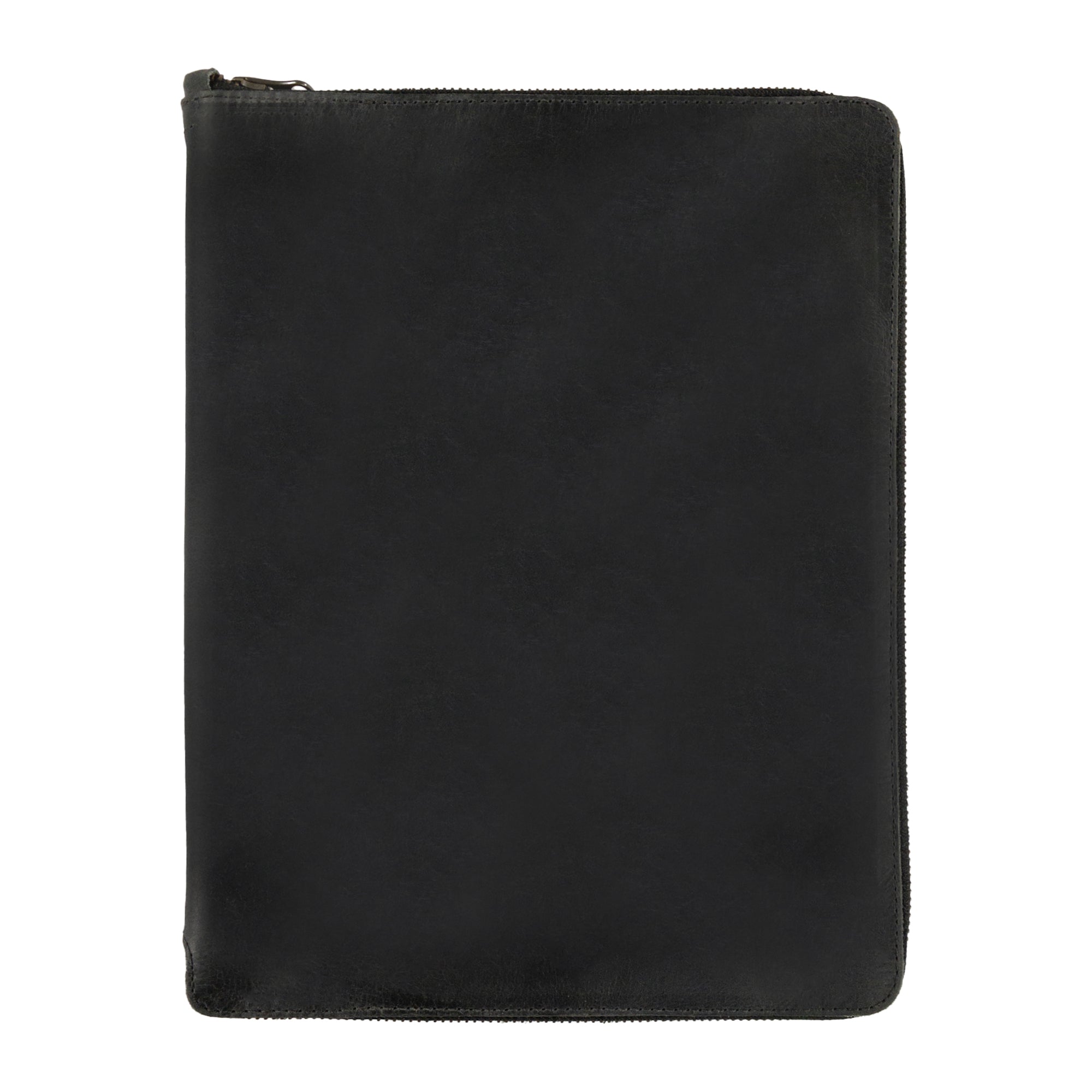Hide & Drink Zippered Journal Cover for Moleskine (Notebook NOT Included), showcasing the unique leather quality and minimalist design.