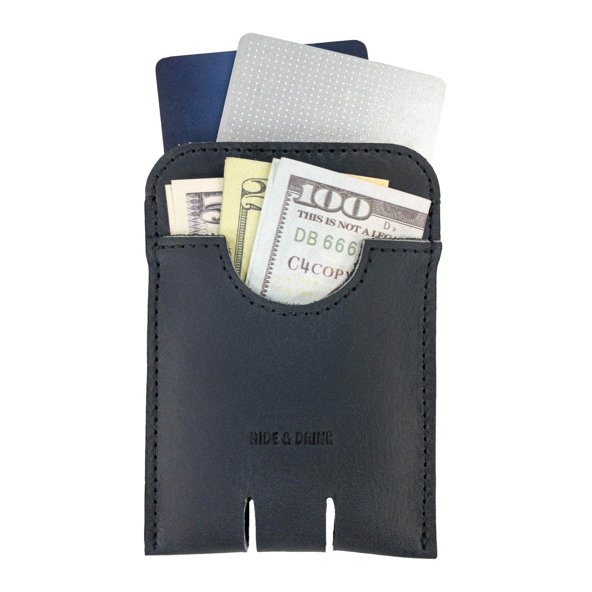 Push Card Holder - Stockyard X 'The Leather Store'