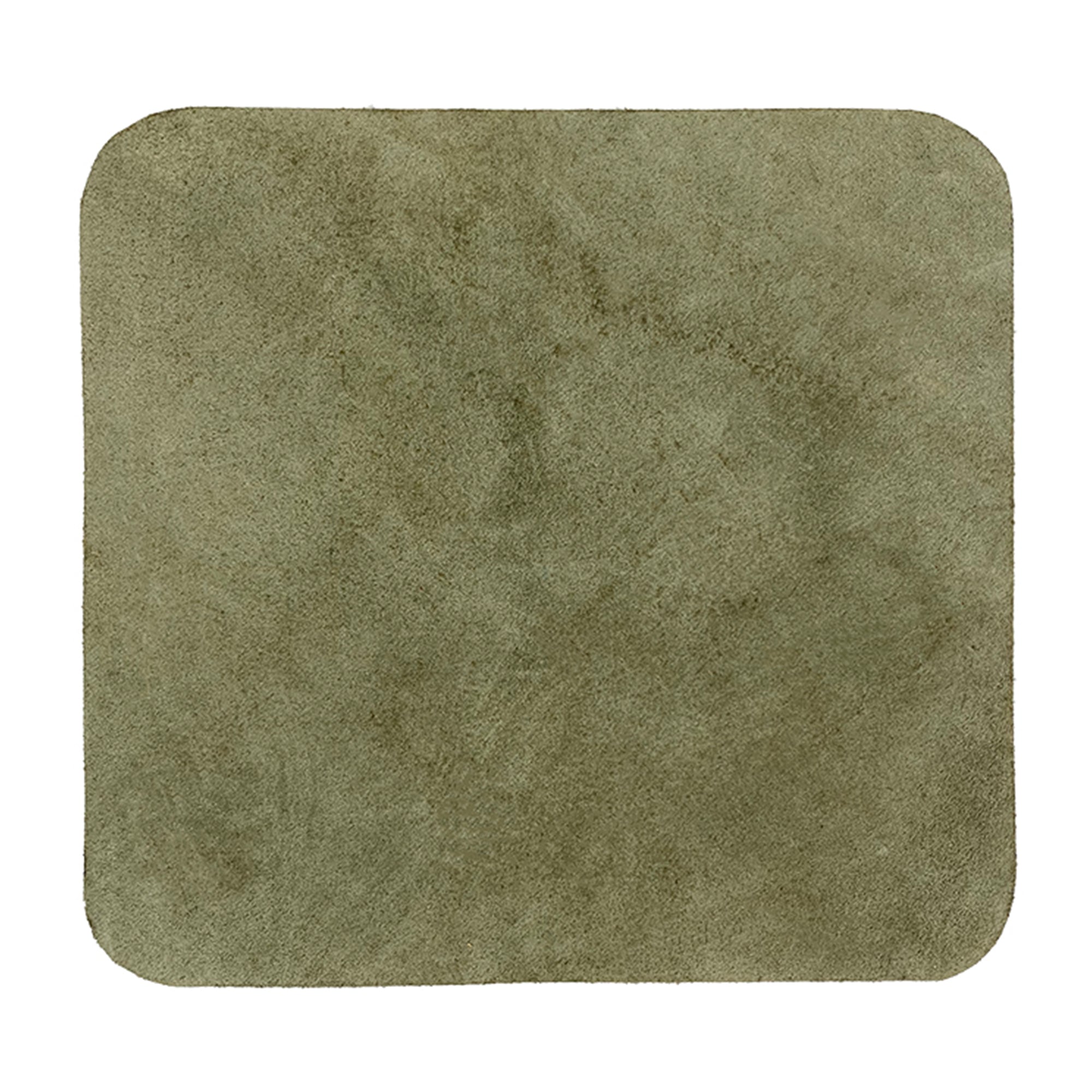 Hide & Drink Mousepad in a rich green color, providing a durable and stylish workspace. This artisan-crafted genuine leather mousepad features an ergonomic non-slip design, made in La Antigua Guatemala & Oaxaca Mexico.