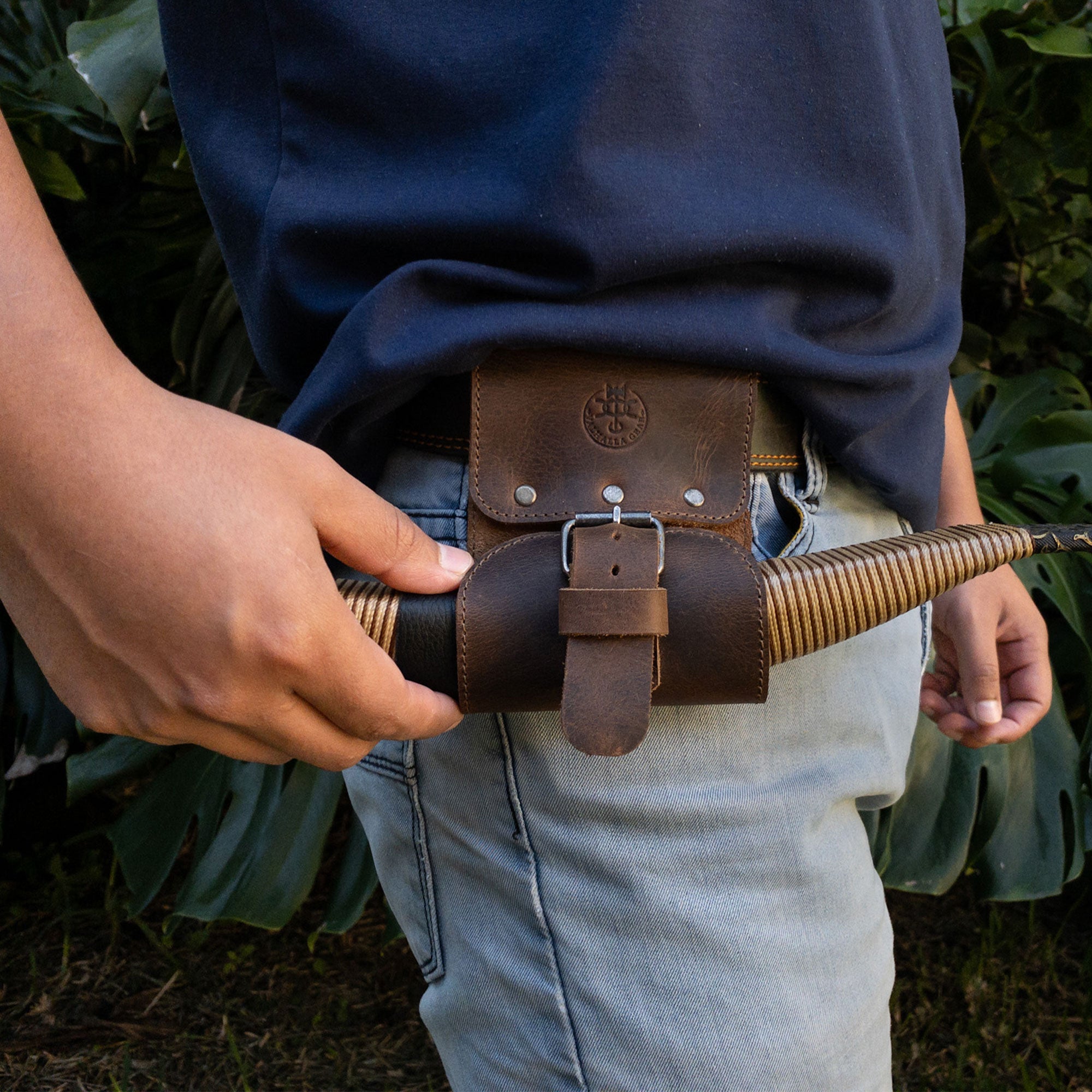 Archery Bow Holster for Belt - Stockyard X 'The Leather Store'