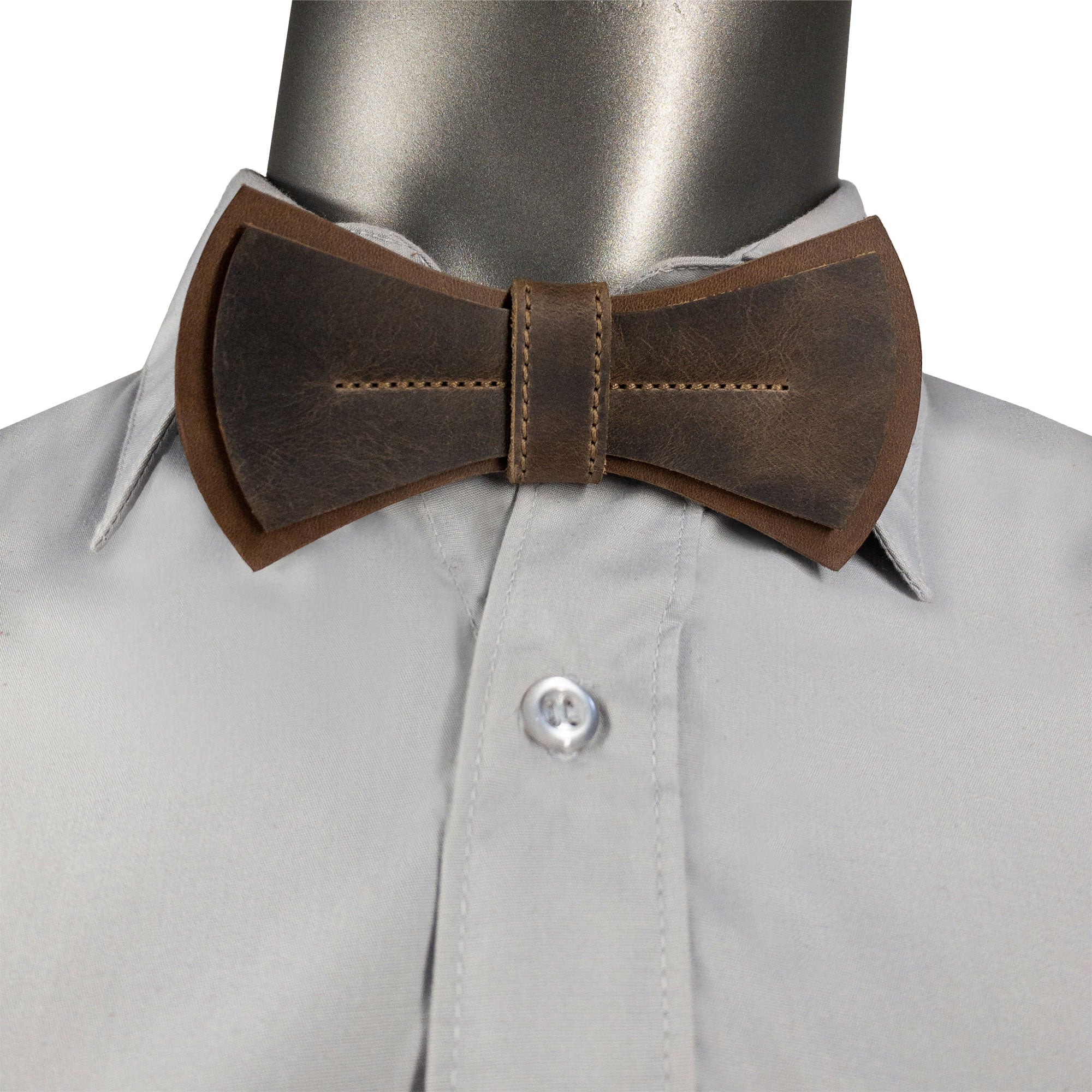 Minimalist Bow Tie for Groomsmen - Stockyard X 'The Leather Store'