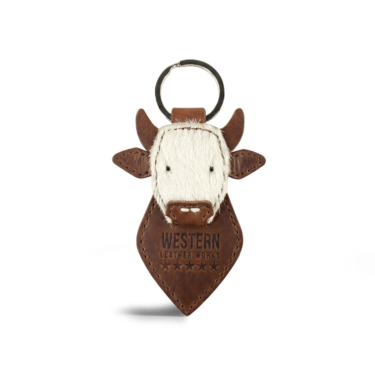 Cow Head Keychain