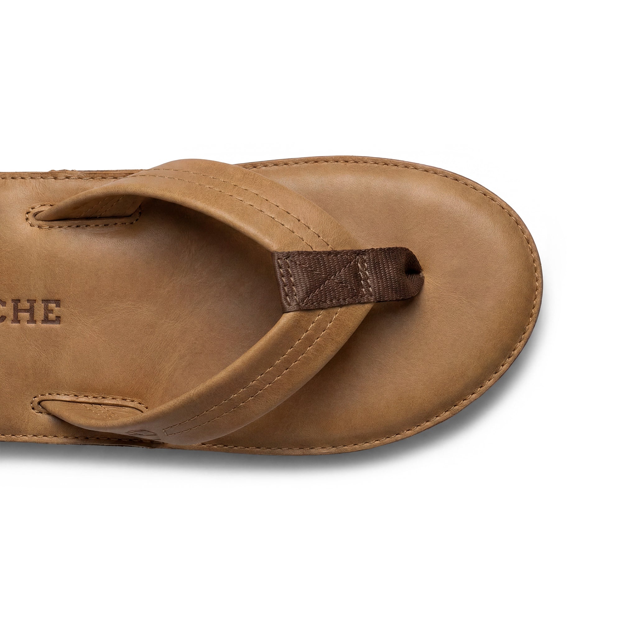 The South Shore Padded Leather Flip Flop