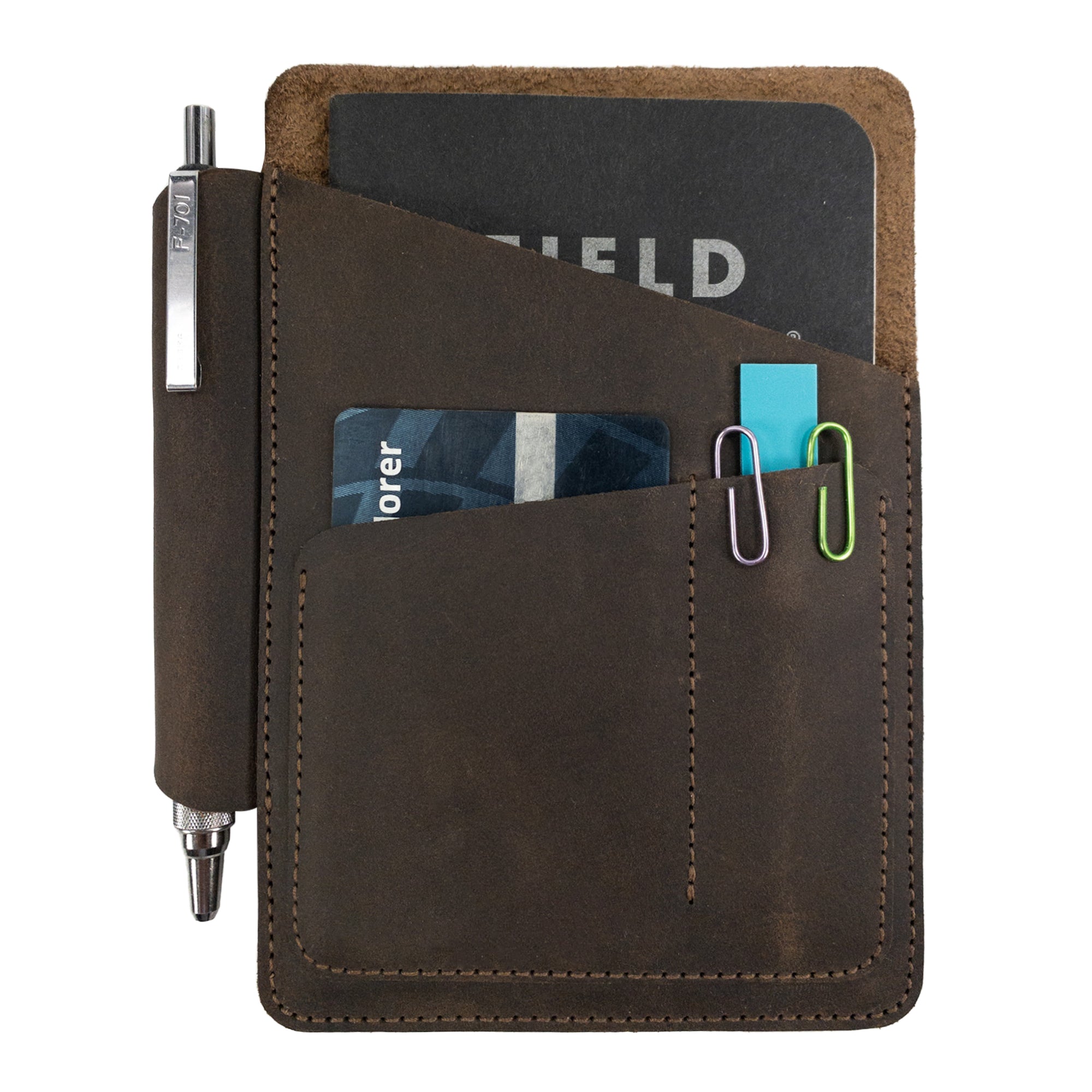 Rectangular Case for Field Notes Notebook with Card Slot - Stockyard X 'The Leather Store'