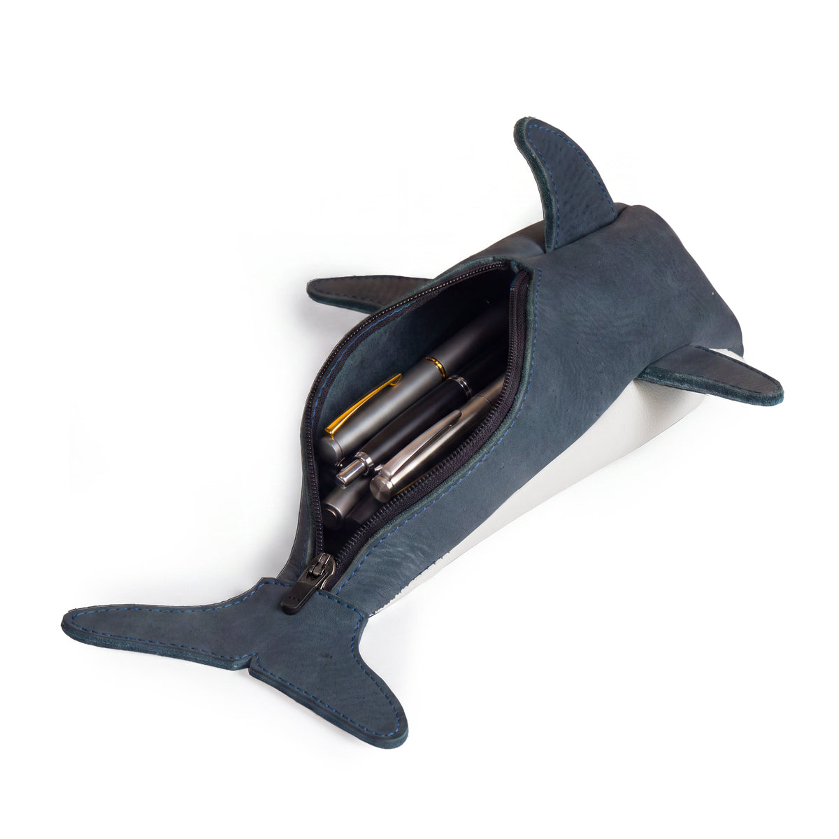 Leather Dolphin Pouch