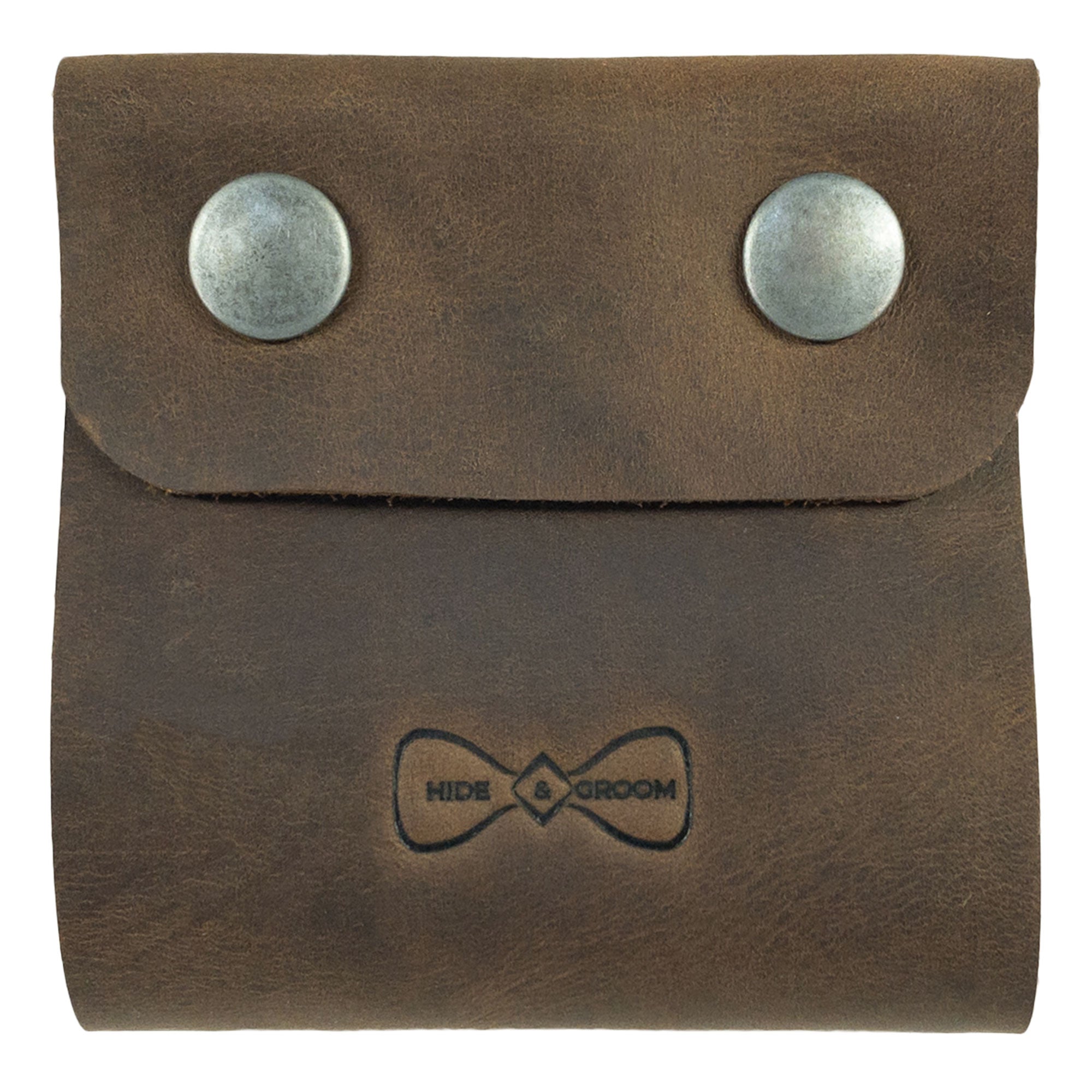 Rustic Case for Cufflinks - Stockyard X 'The Leather Store'