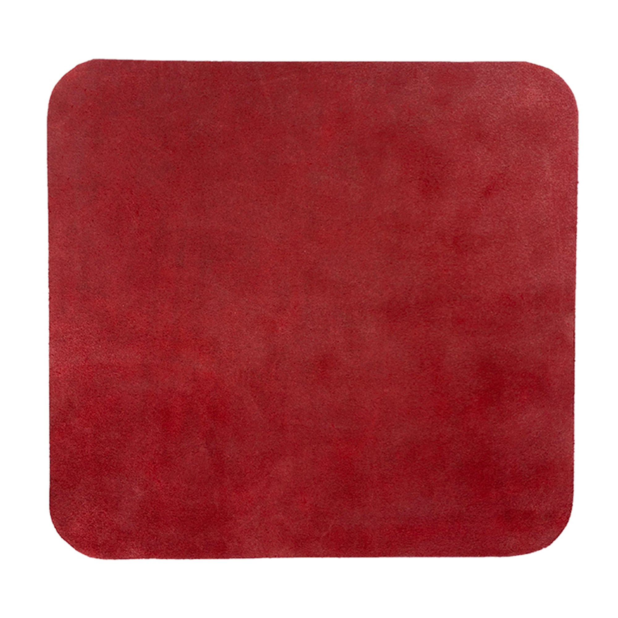 Hide & Drink Mousepad featuring a beautiful deep red leather surface. This ergonomically designed anti-slip mousepad is crafted for optimal mouse performance, handmade in La Antigua Guatemala & Oaxaca Mexico.