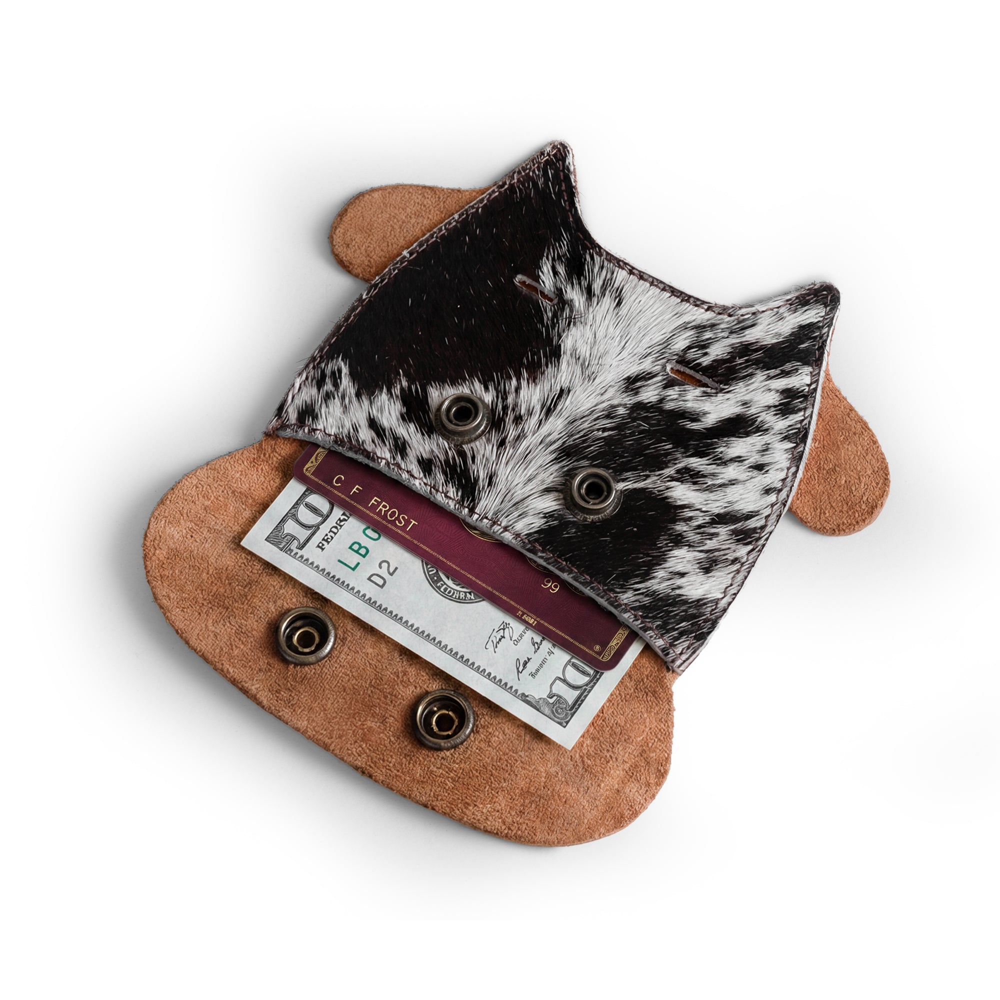 Cow Shape Wallet - Stockyard X 'The Leather Store'