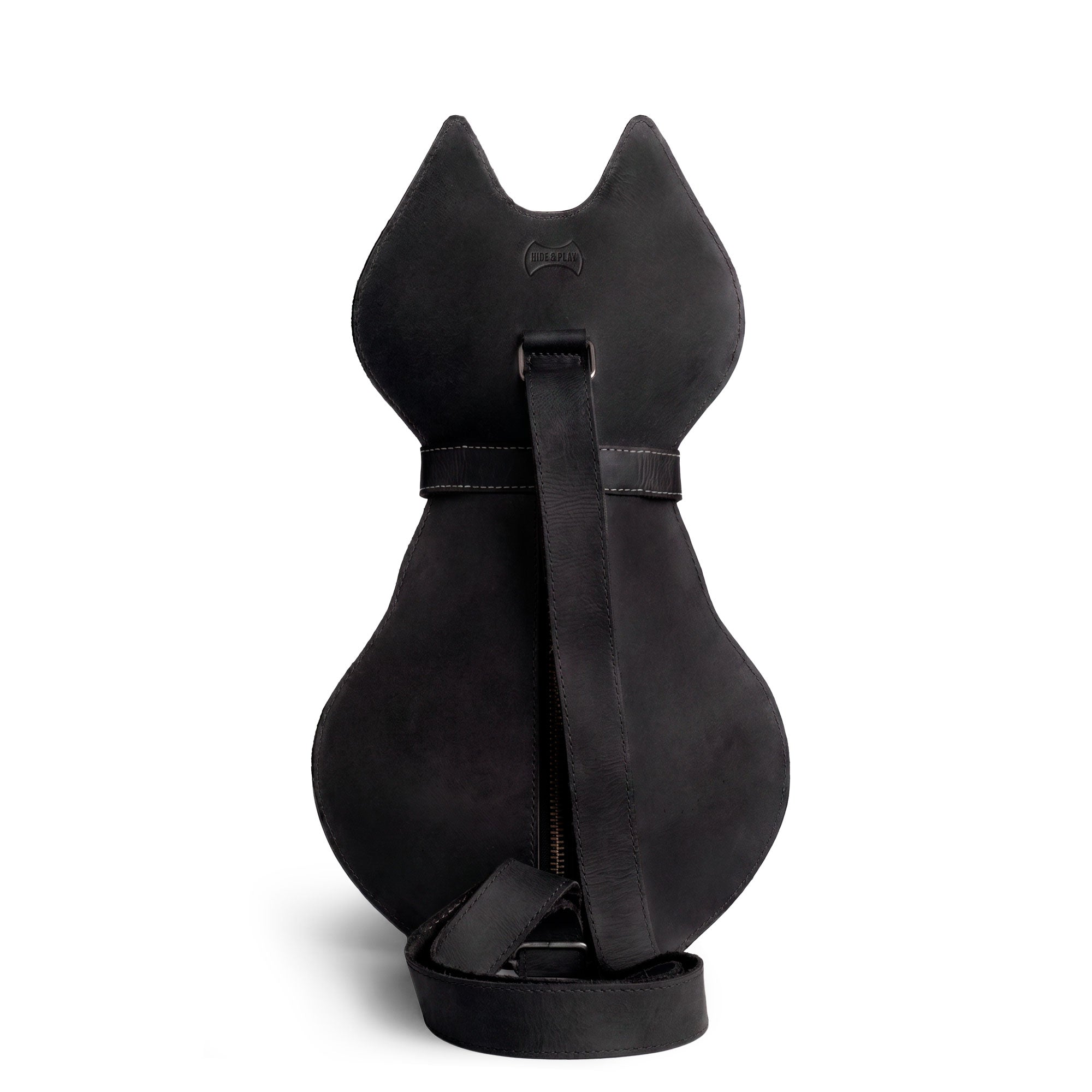 Leather Kitty Crossbody
