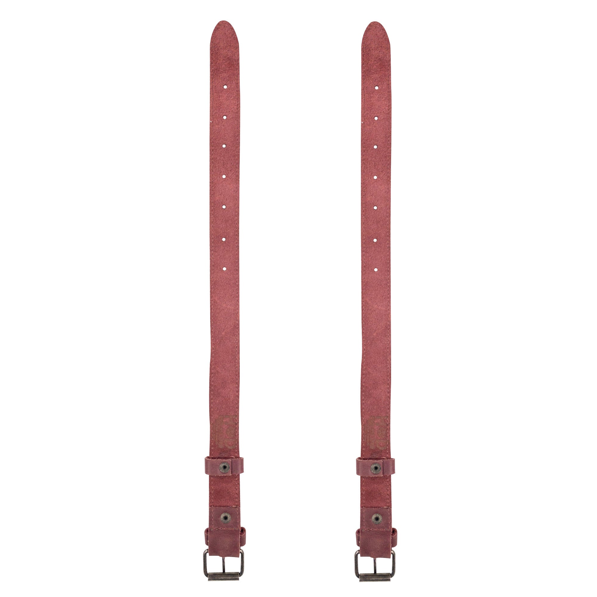 Bicycle Ankle Bands by Hide & Drink, focusing on a set of Rustic Bicycle Ankle Bands featuring a classic Brass Metal Buckle. These Adjustable Straps for Legs provide a practical solution for cyclists with Full Grain Leather materials, ideal Vintage Gifts for Cyclists from La Antigua Guatemala.