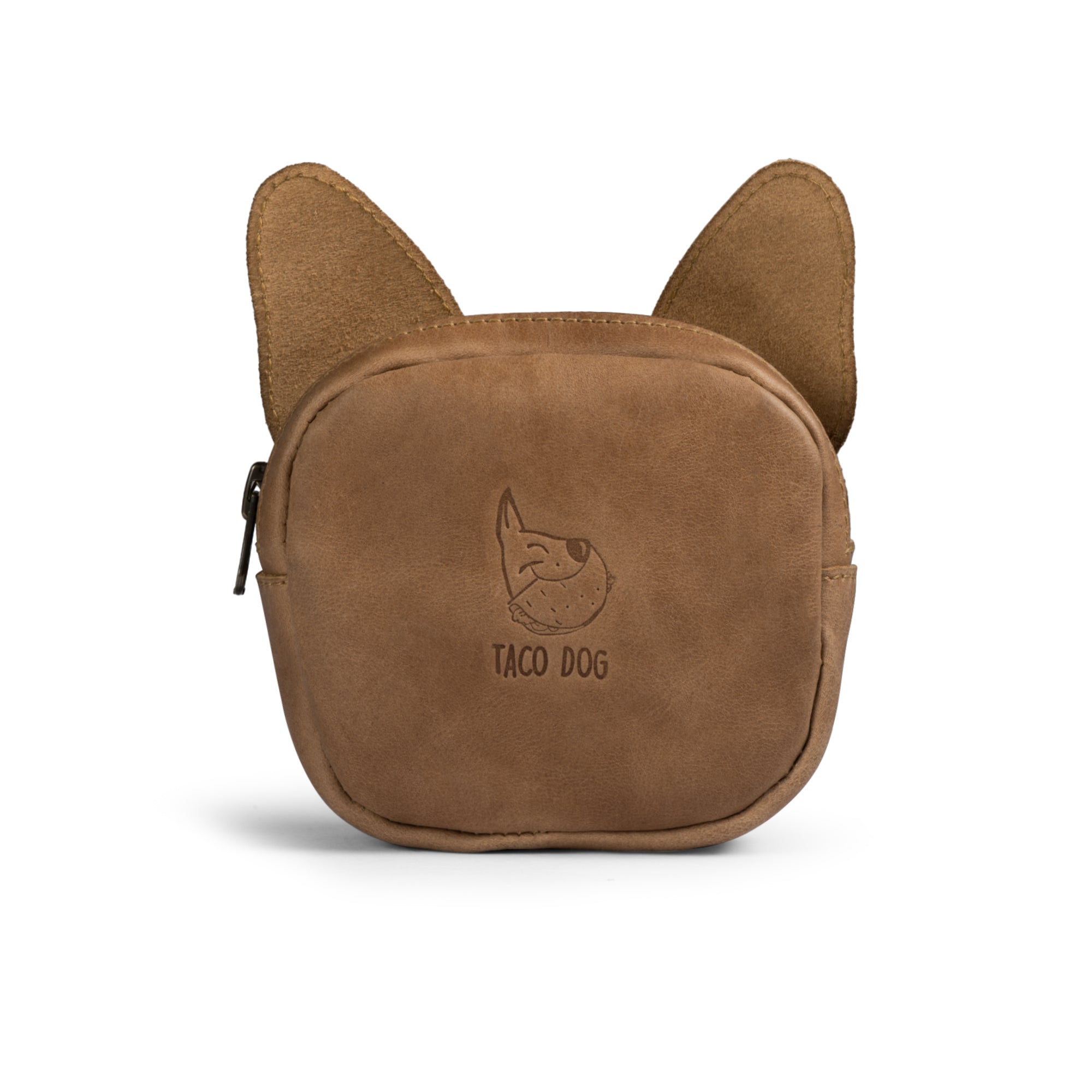Leather French Bulldog Wallet