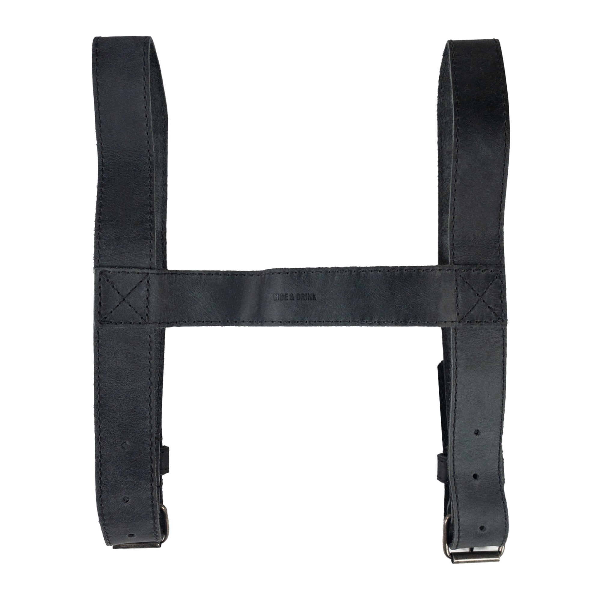 Hide & Drink's versatile Blanket Carrier, crafted from Full Grain Leather, includes adjustable straps, excellent for camping and outdoor activities, embodies artisan craftsmanship from La Antigua Guatemala & Oaxaca Mexico.