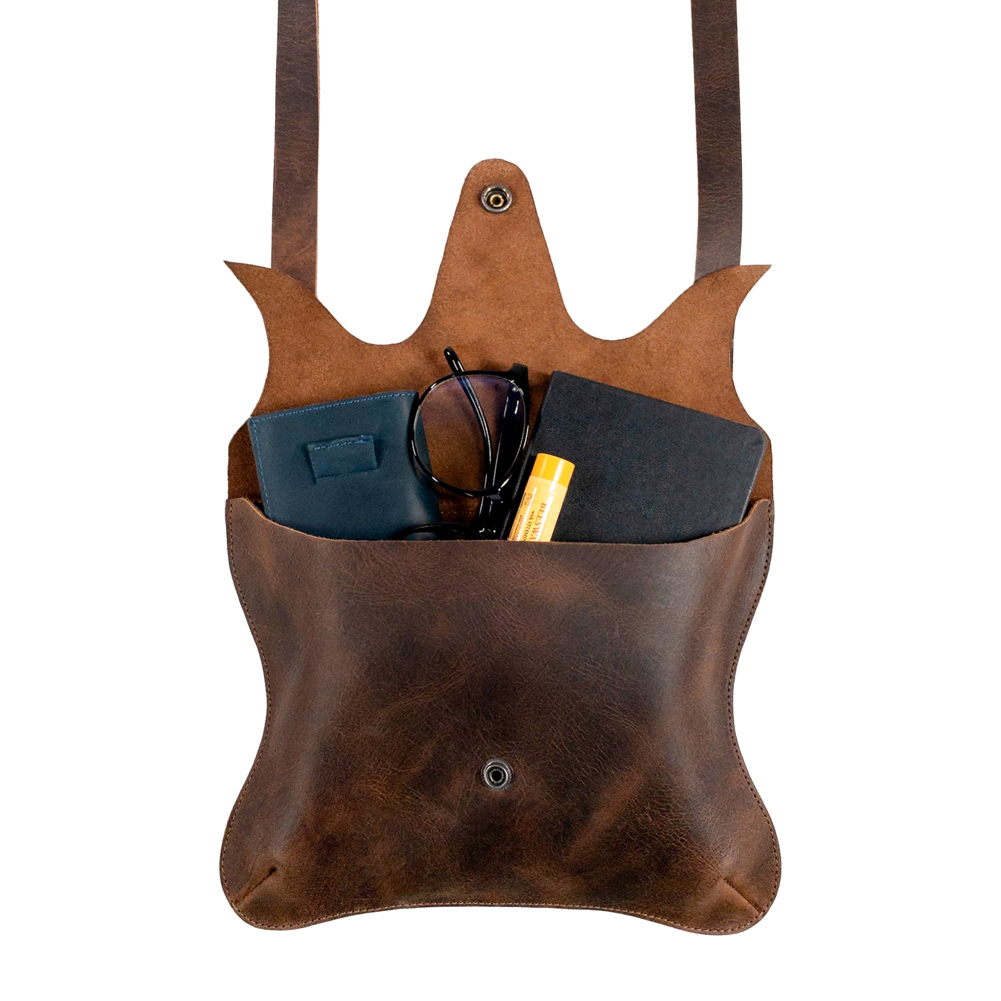 Leaf-Shaped Shoulder Bag - Stockyard X 'The Leather Store'