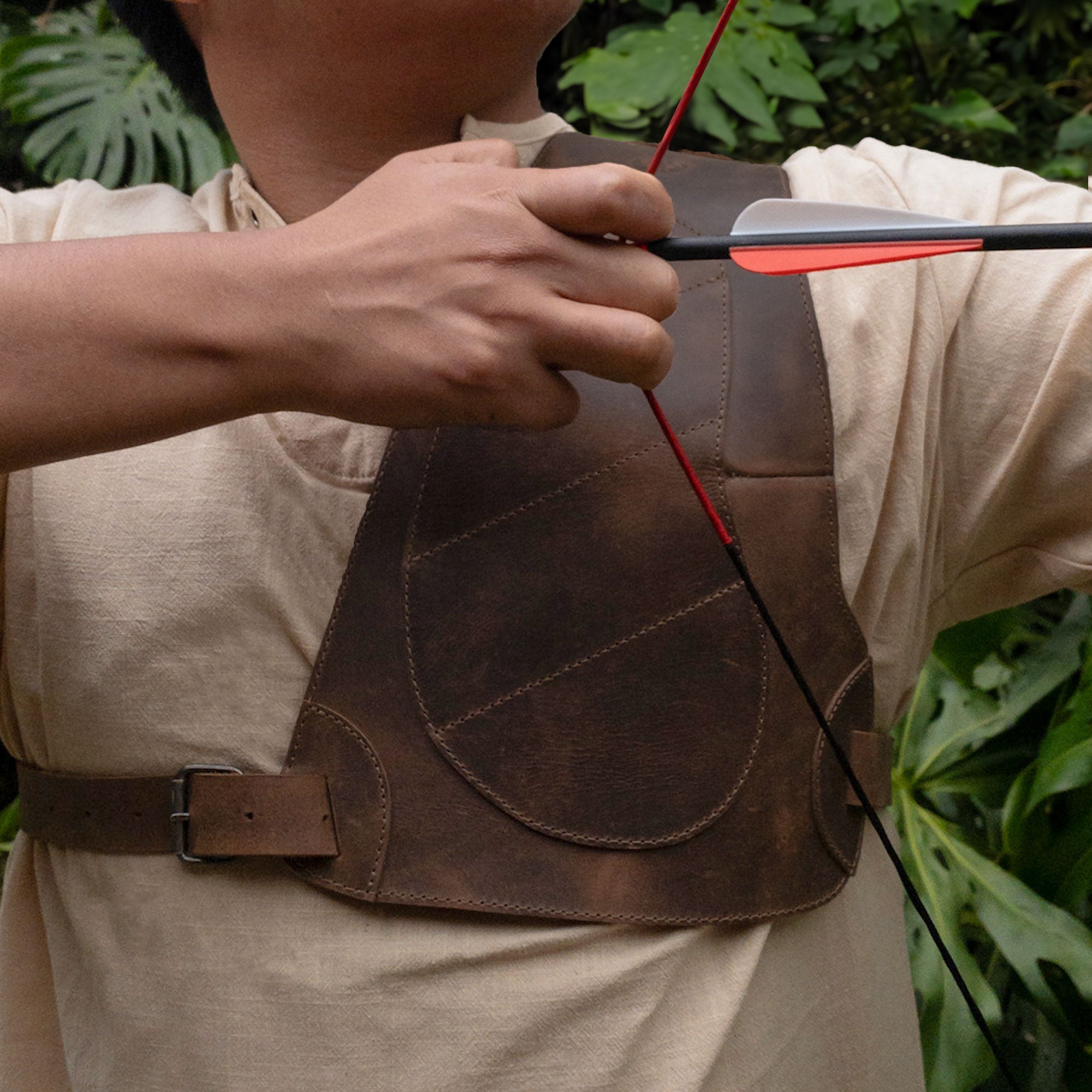 Double Layered Chest Protector - Stockyard X 'The Leather Store'