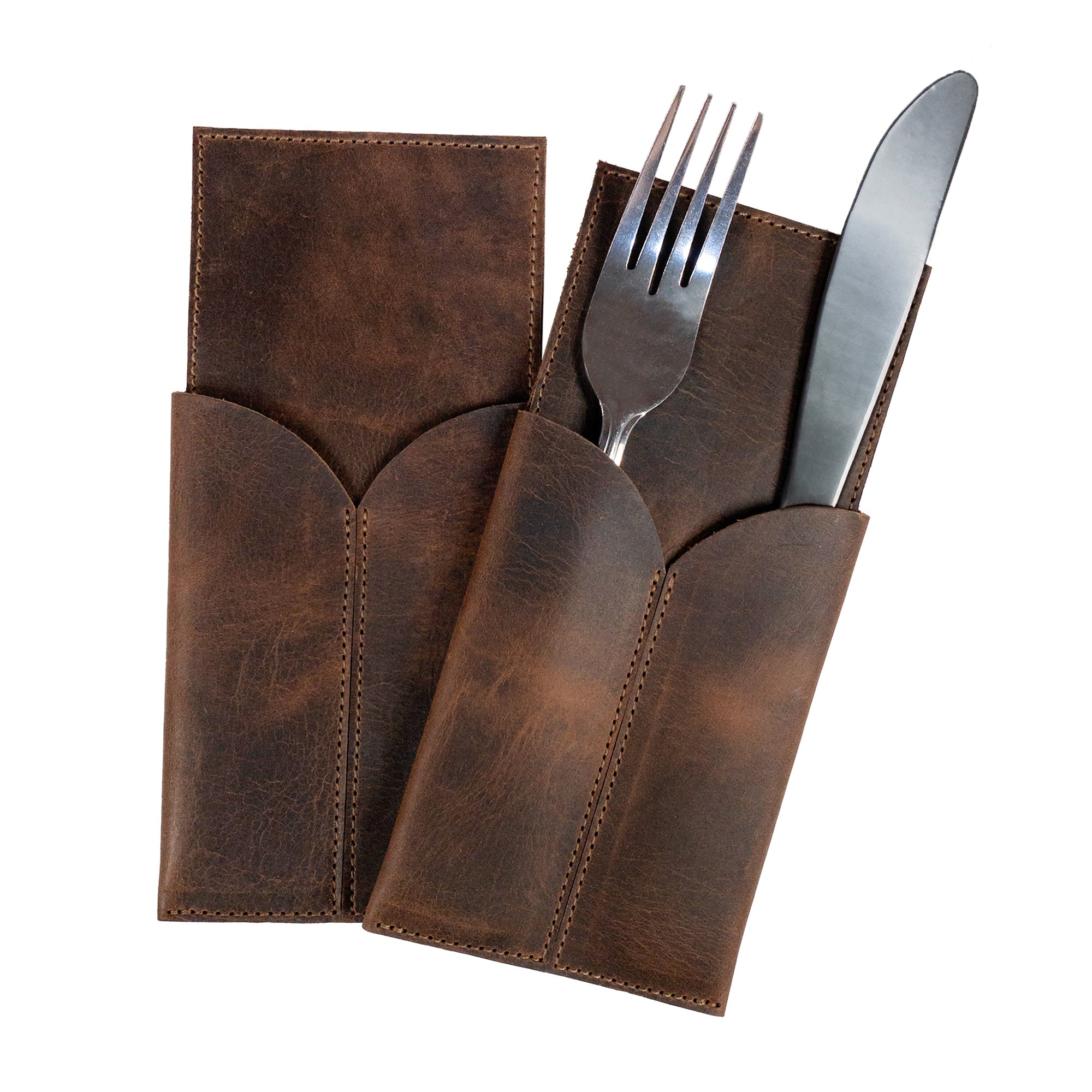 Sleeves for Cutlery (Set of 2) - Stockyard X 'The Leather Store'