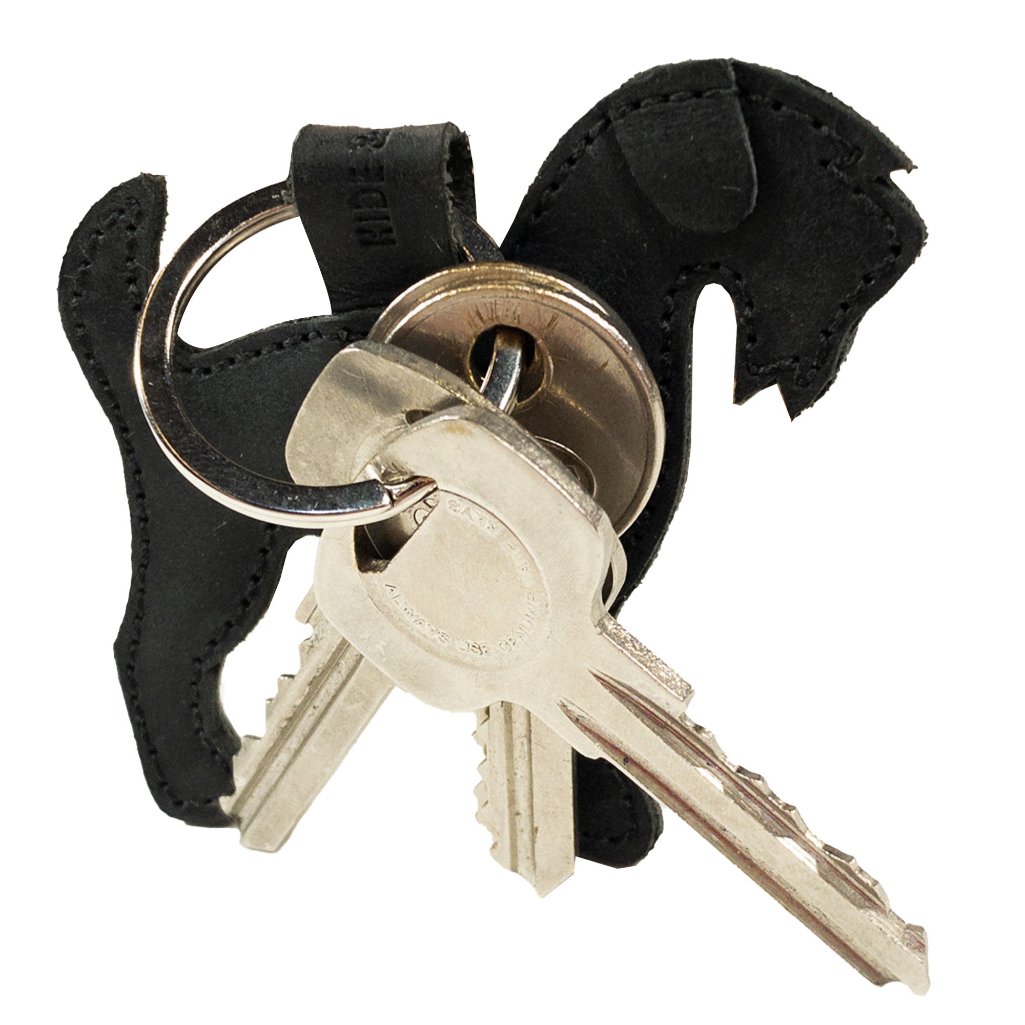 Schnauzer Dog Keychain - Stockyard X 'The Leather Store'