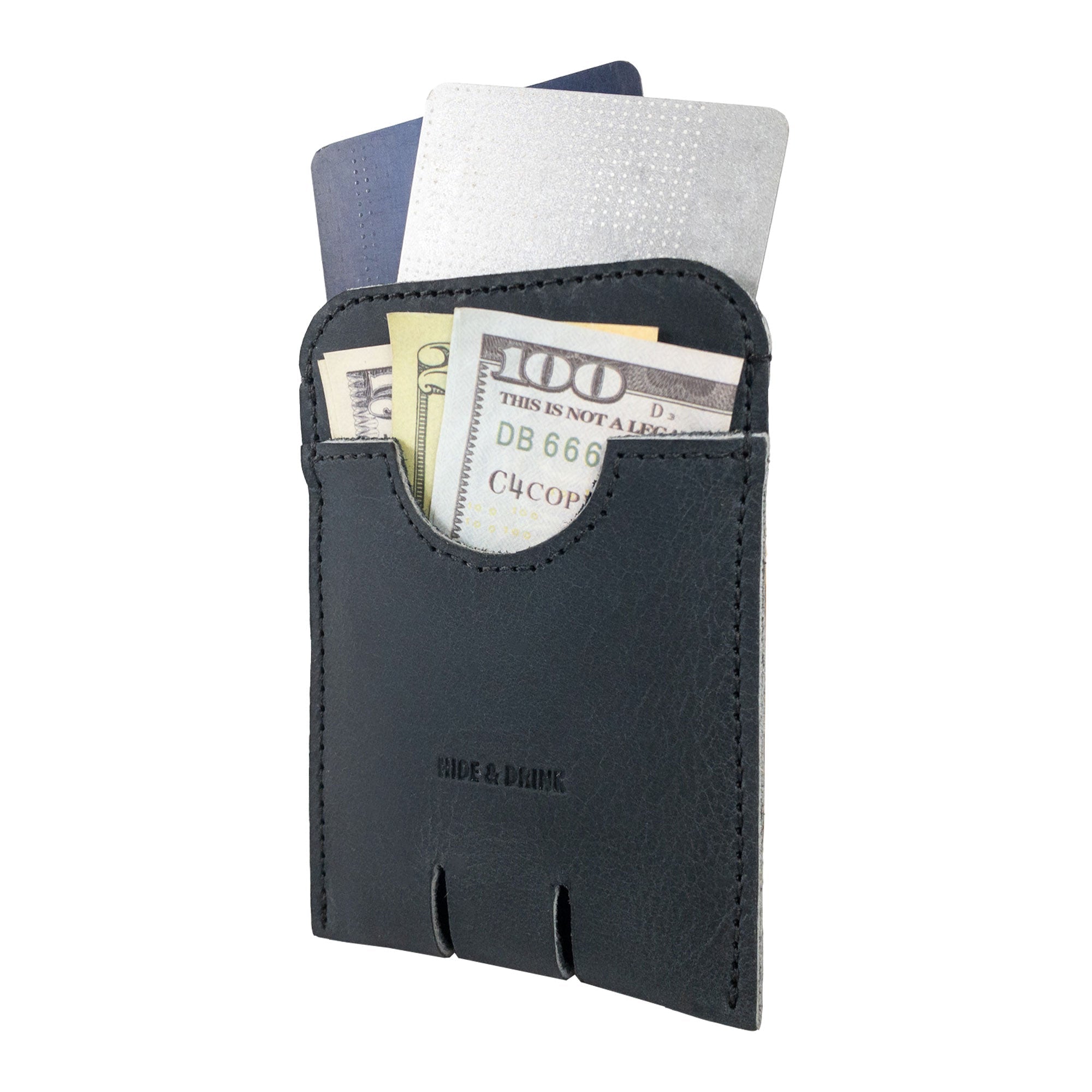 Push Card Holder - Stockyard X 'The Leather Store'