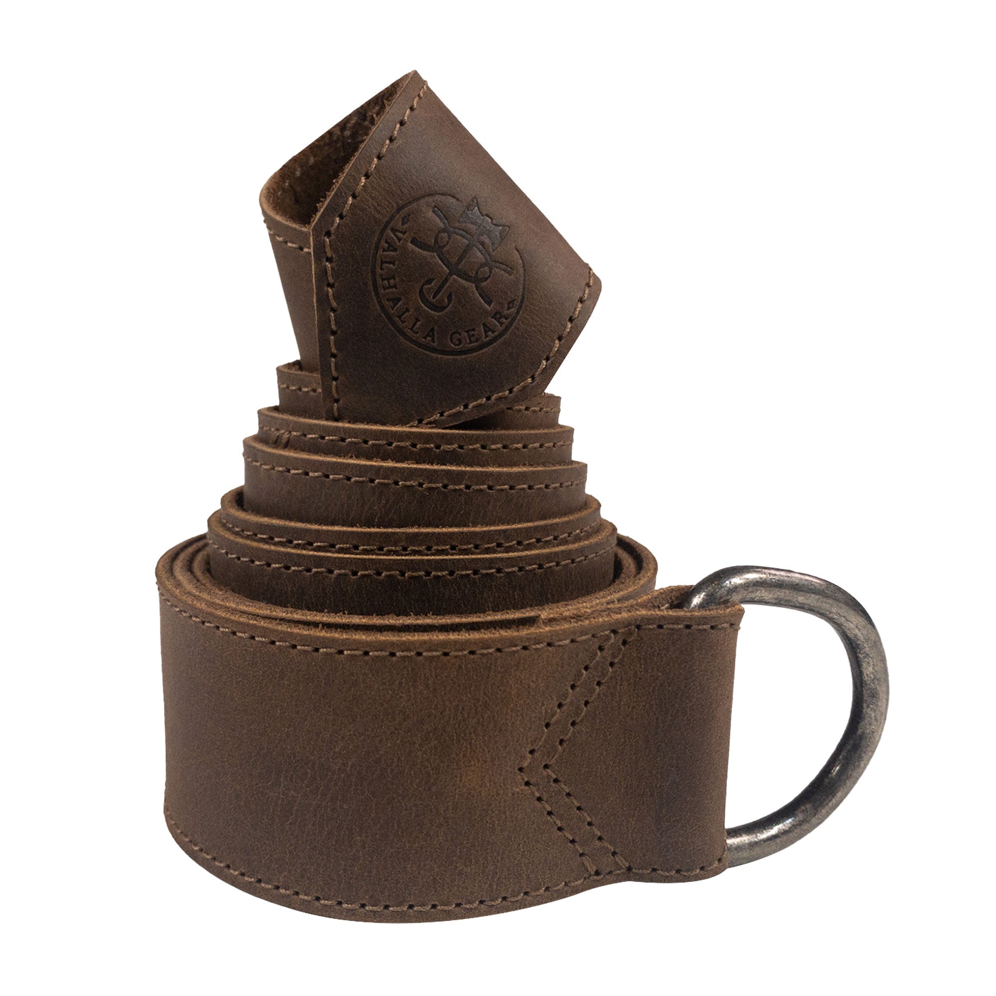 Viking Belt with Stitching - Stockyard X 'The Leather Store'
