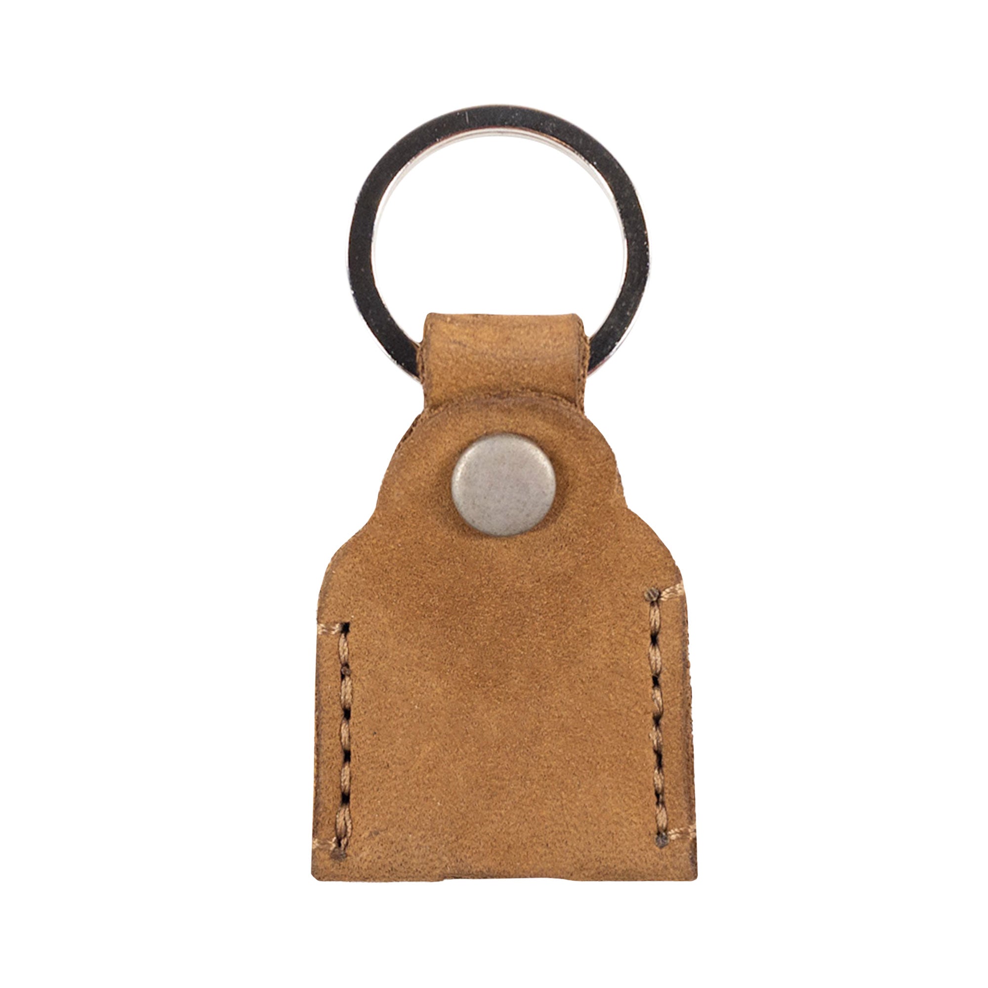 Dimensions of navy Hide & Drink Key Holder, highlighting its compact size. This Key Holder is practical for key organizing while also serving as an emergency coin pouch. Handmade from Full Grain Leather in La Antigua Guatemala & Oaxaca Mexico with artisan quality.