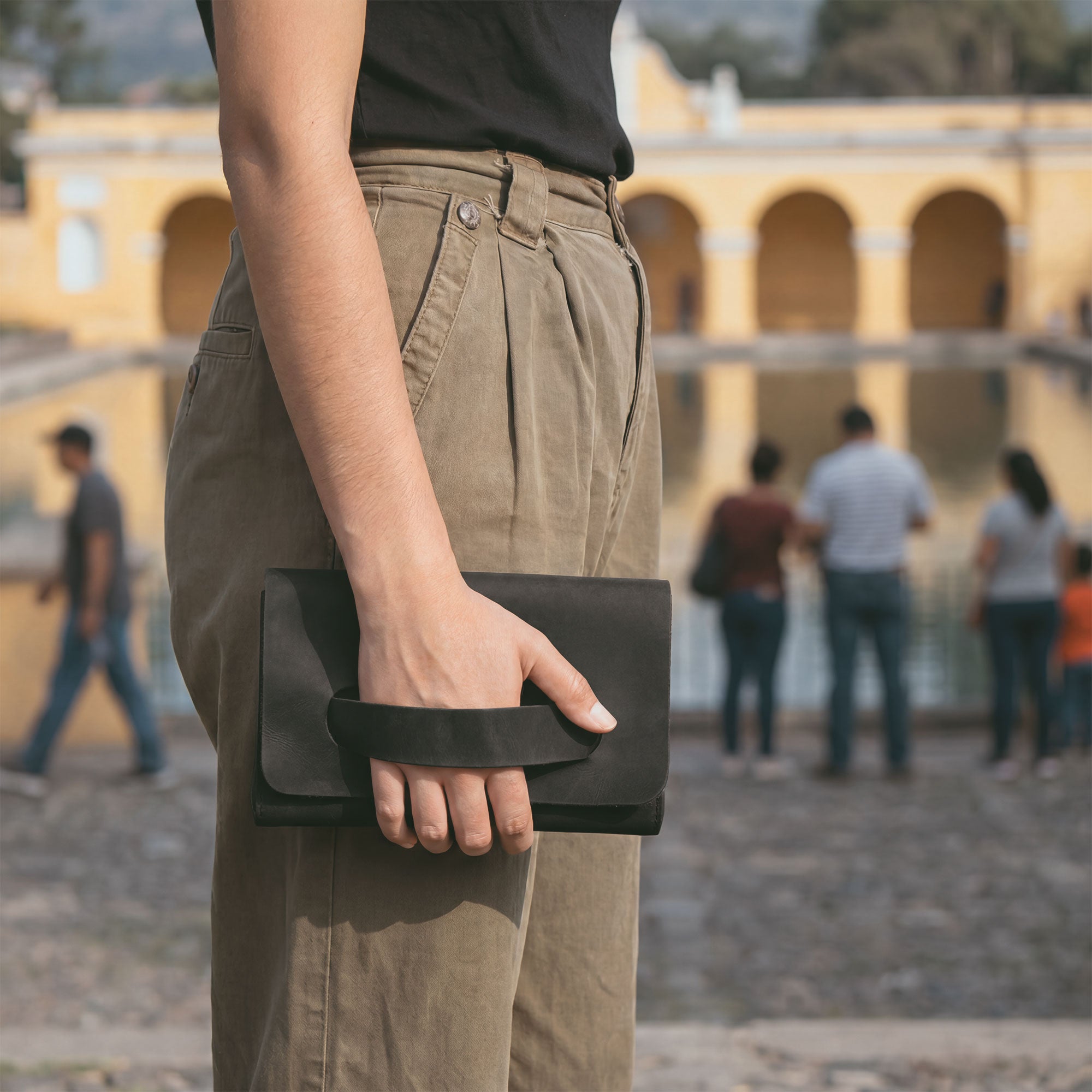 Clutch Bag With Handle
