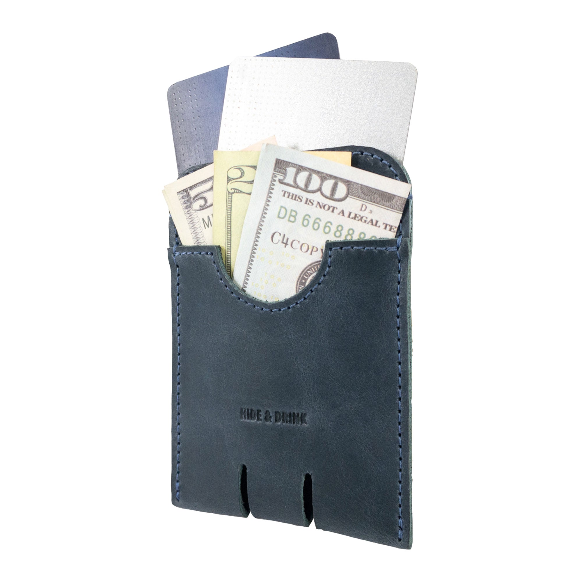 Push Card Holder - Stockyard X 'The Leather Store'