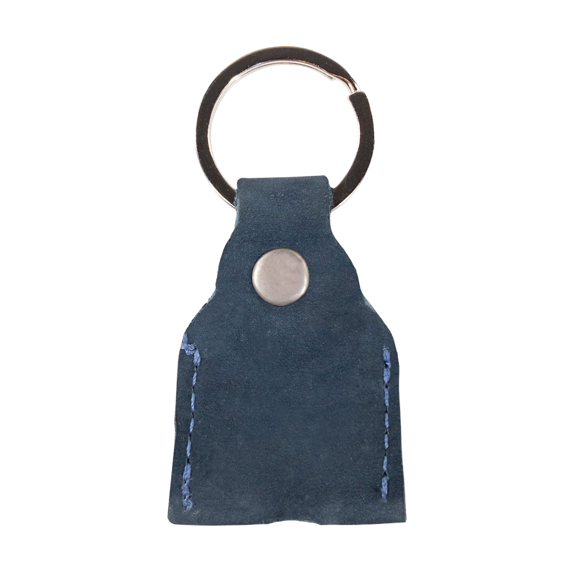 Dimensions of olive green Hide & Drink Key Holder showcasing its compact design. This Key Holder is perfect for organizing keys and doubling as an emergency coin pouch, handmade from Full Grain Leather. Artisan-crafted in La Antigua Guatemala & Oaxaca Mexico focusing on quality.