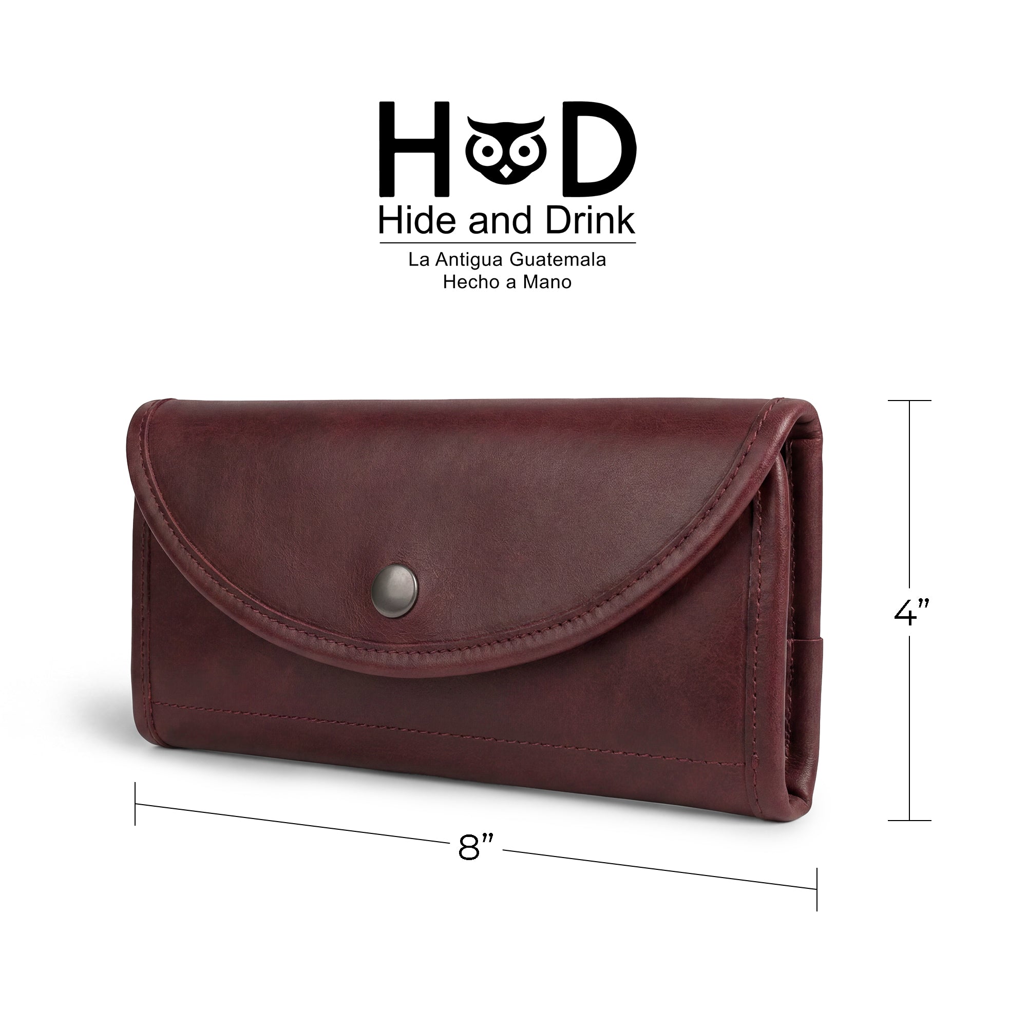 Single Snap Zippered Wallet