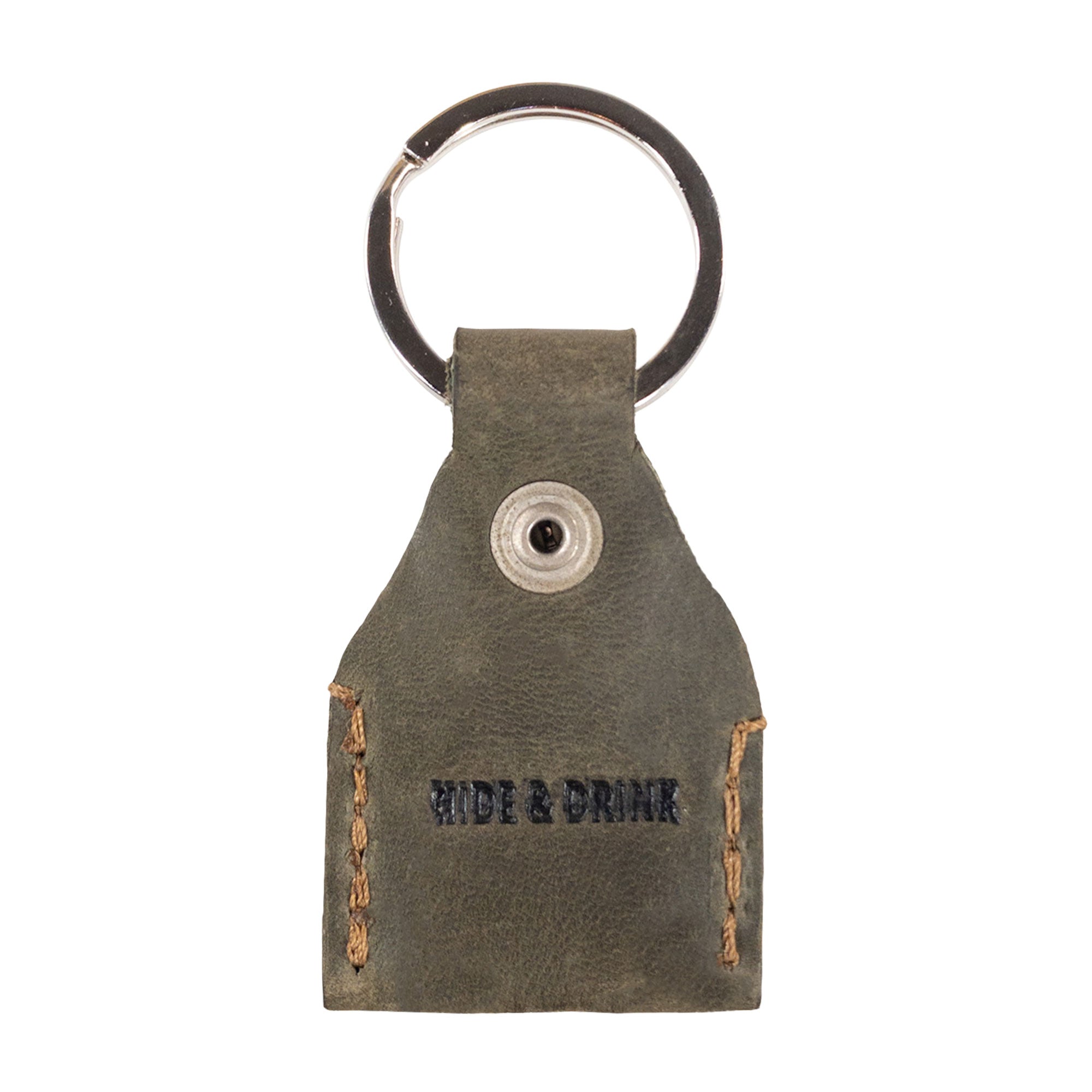 Collection of Hide & Drink Key Holders in assorted colors, emphasizing artisan craftsmanship in Full Grain Leather. Each Key Holder is an excellent choice for a Keychain Organizer and emergency coin pouch, handmade in La Antigua Guatemala & Oaxaca Mexico.