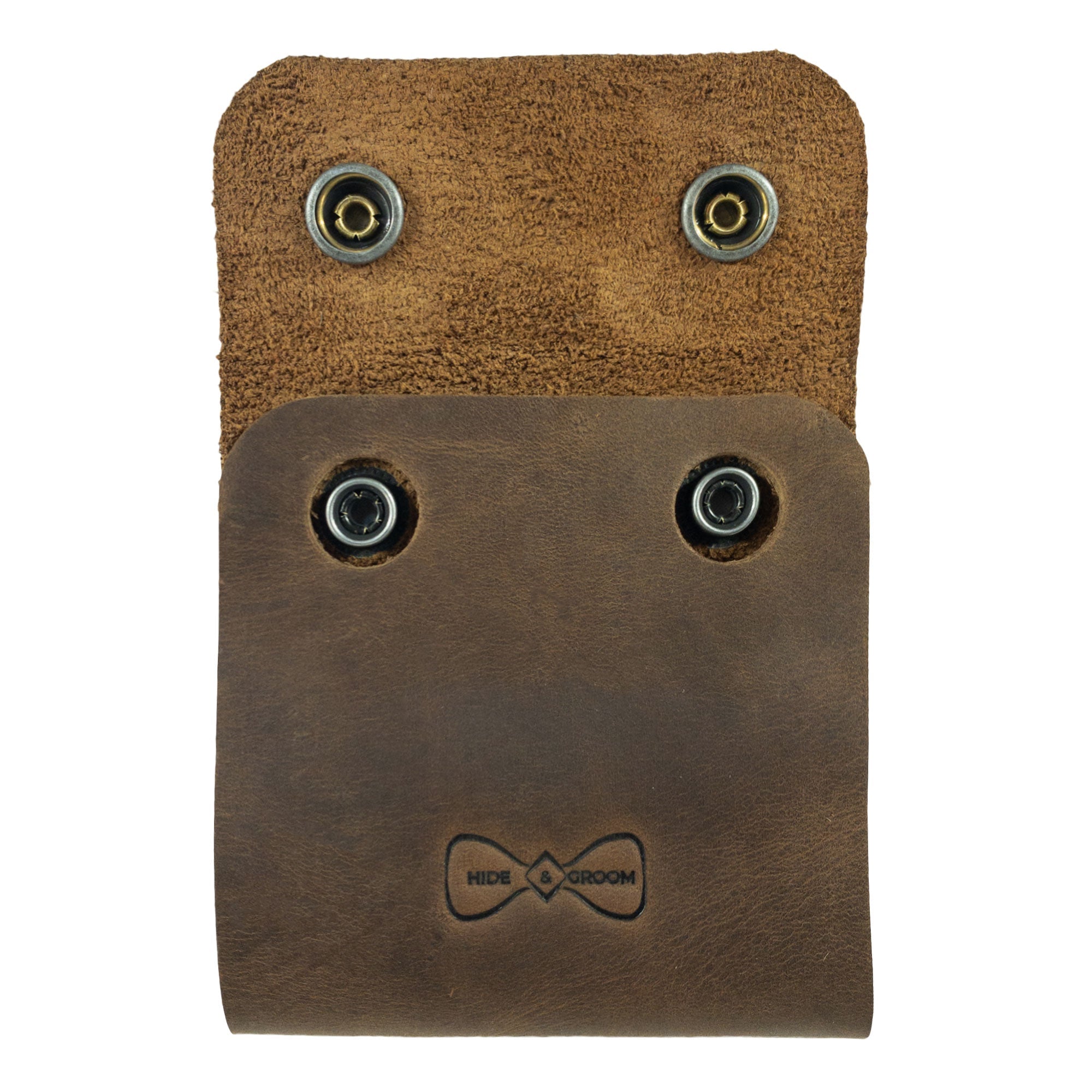 Rustic Case for Cufflinks - Stockyard X 'The Leather Store'