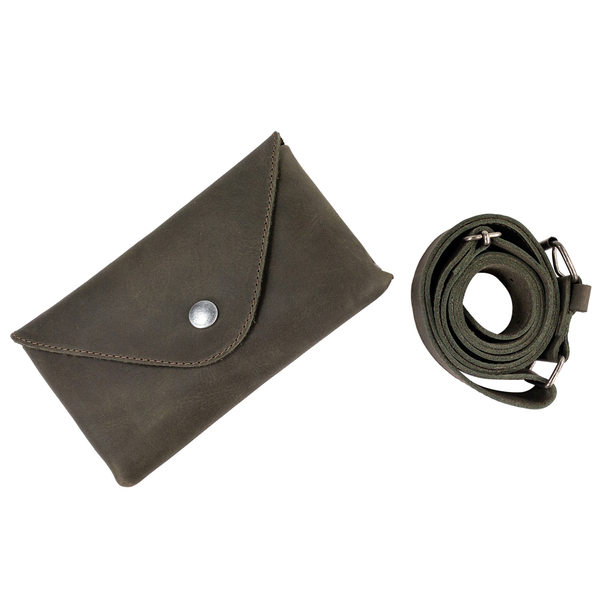 Elegant brown-toned Fancy Fanny Pack by Hide & Drink, blending style and utility. Made from premium full grain leather, ideal for digital nomads and as a medieval bag, handcrafted in small batches in La Antigua Guatemala.