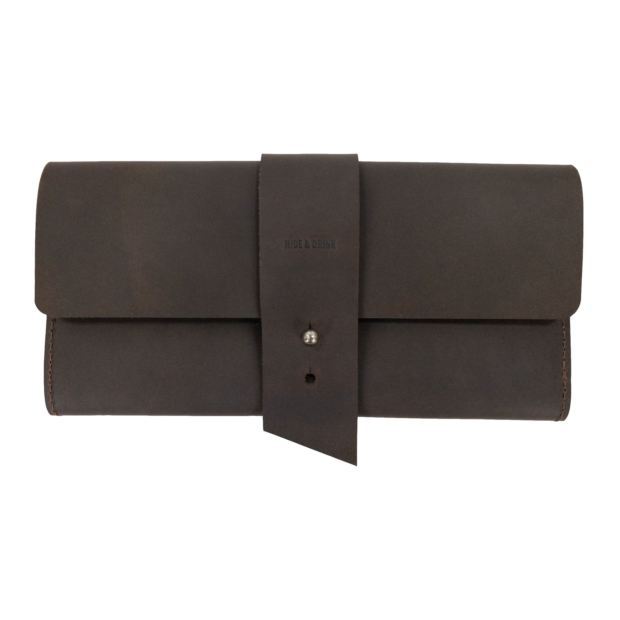 Classic Checkbook Cover with Credit Card Slots - Stockyard X 'The Leather Store'
