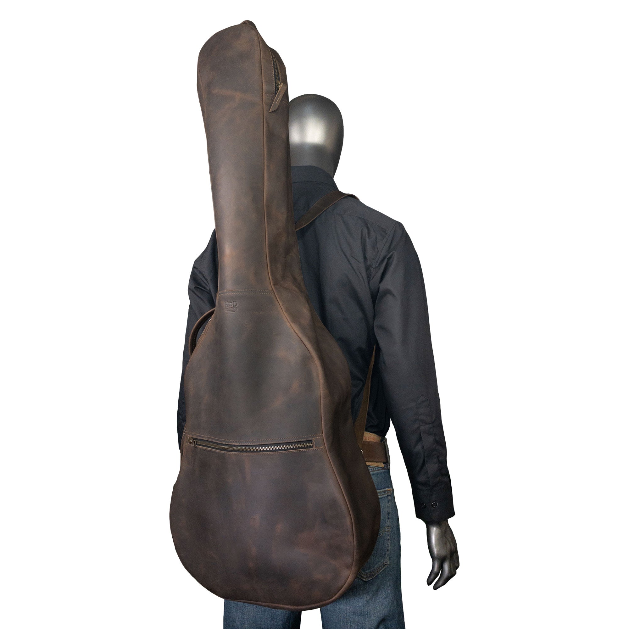 Acoustic Guitar Bag with Adjustable Double Straps - Stockyard X 'The Leather Store'
