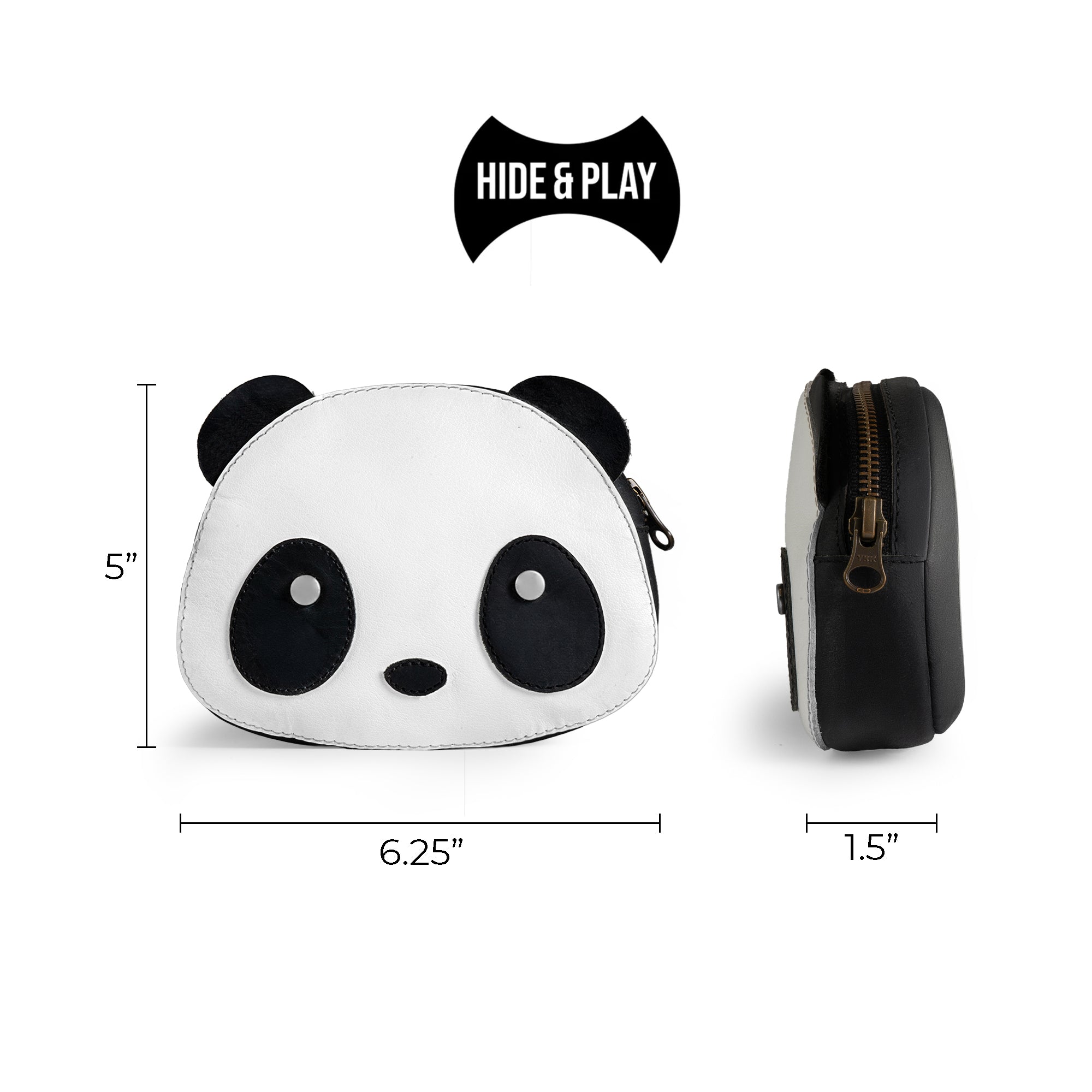 Leather Panda Wallet