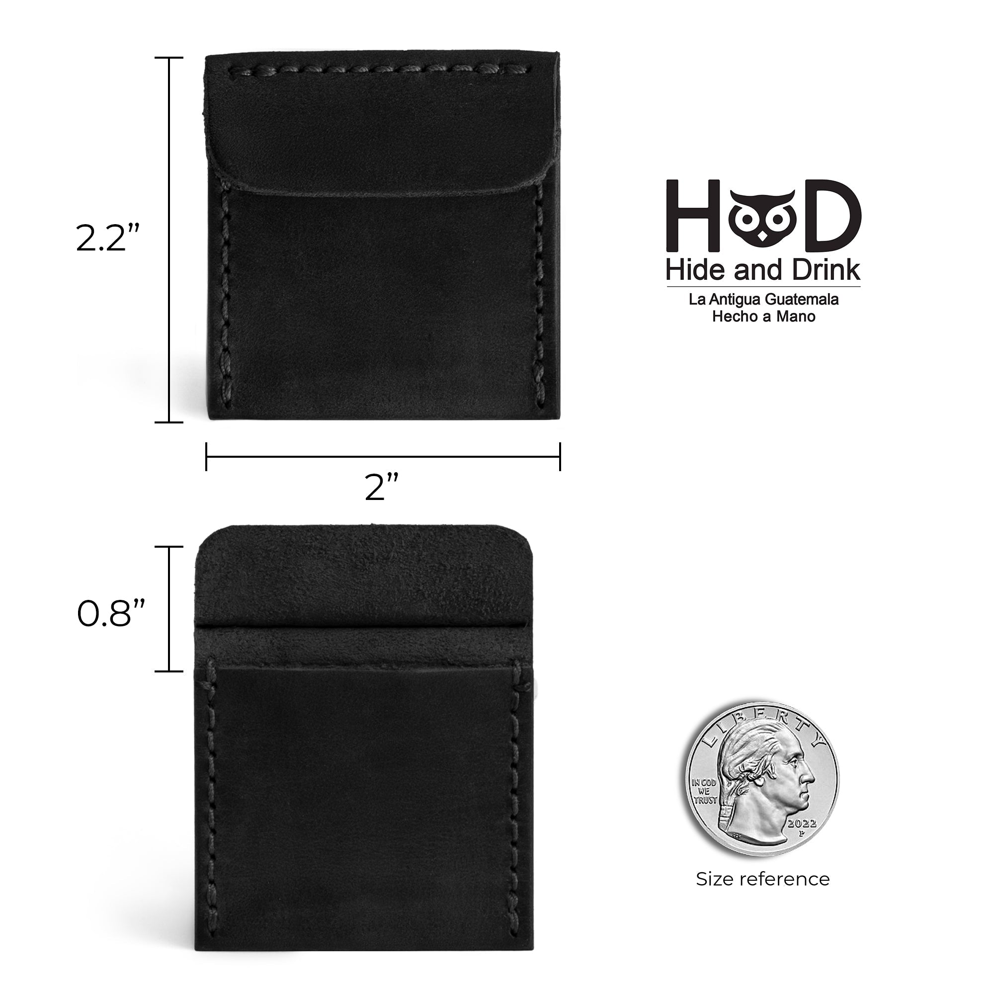 Hide & Drink Wedding Ring Case emphasizing full grain leather texture and craftsmanship. This engagement rings case also serves as a pouch organizer for jewelry, handmade in La Antigua Guatemala & Oaxaca Mexico by skilled artisans.