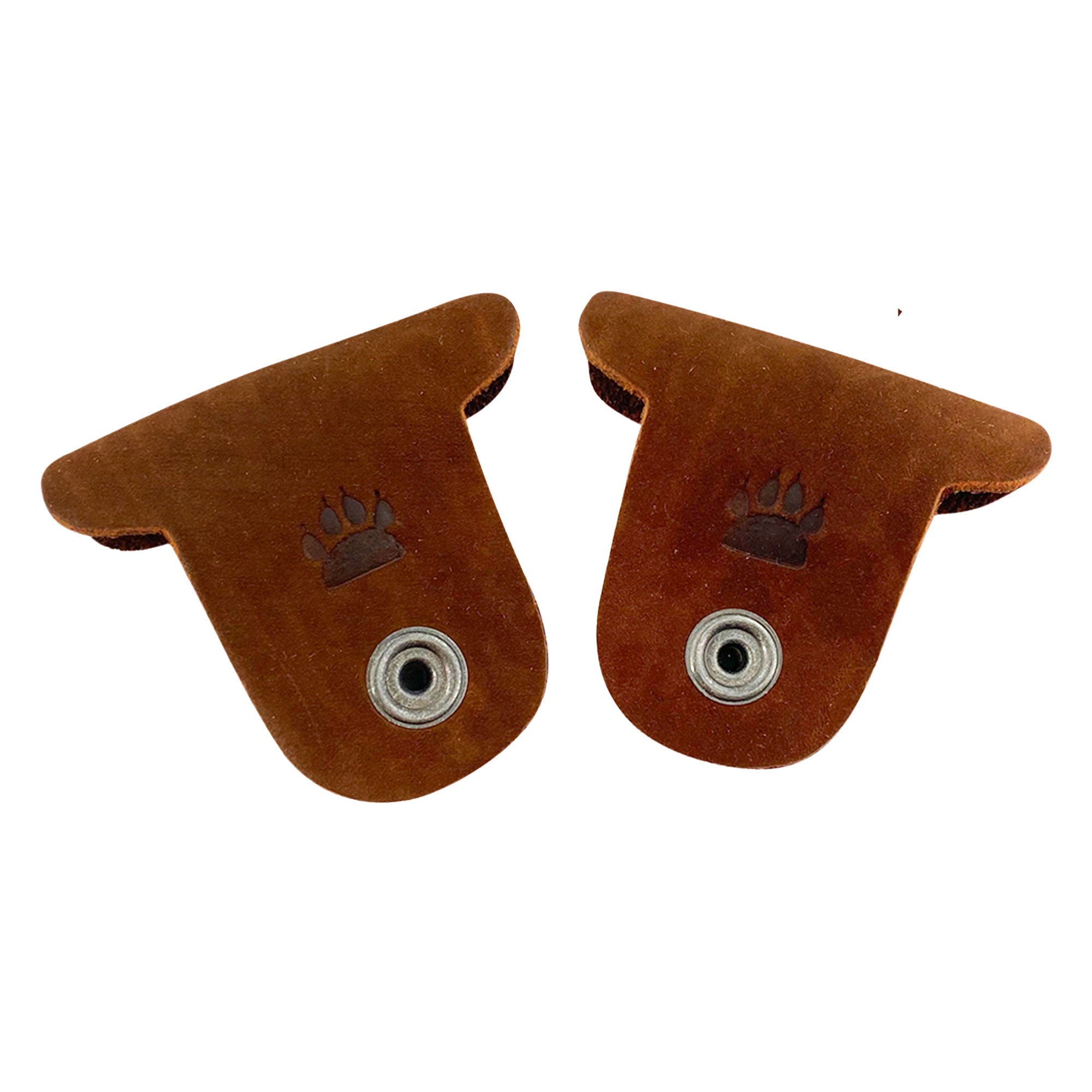 Stay tangle-free with Taco Dog's brown Dog Cord Keepers, designed for managing headphones and chargers on-the-go. Made from full grain leather, these handmade accessories showcase artisan quality and provide practical solutions for travel. Enjoy the craftsmanship from La Antigua Guatemala with this engaging 2 pack.