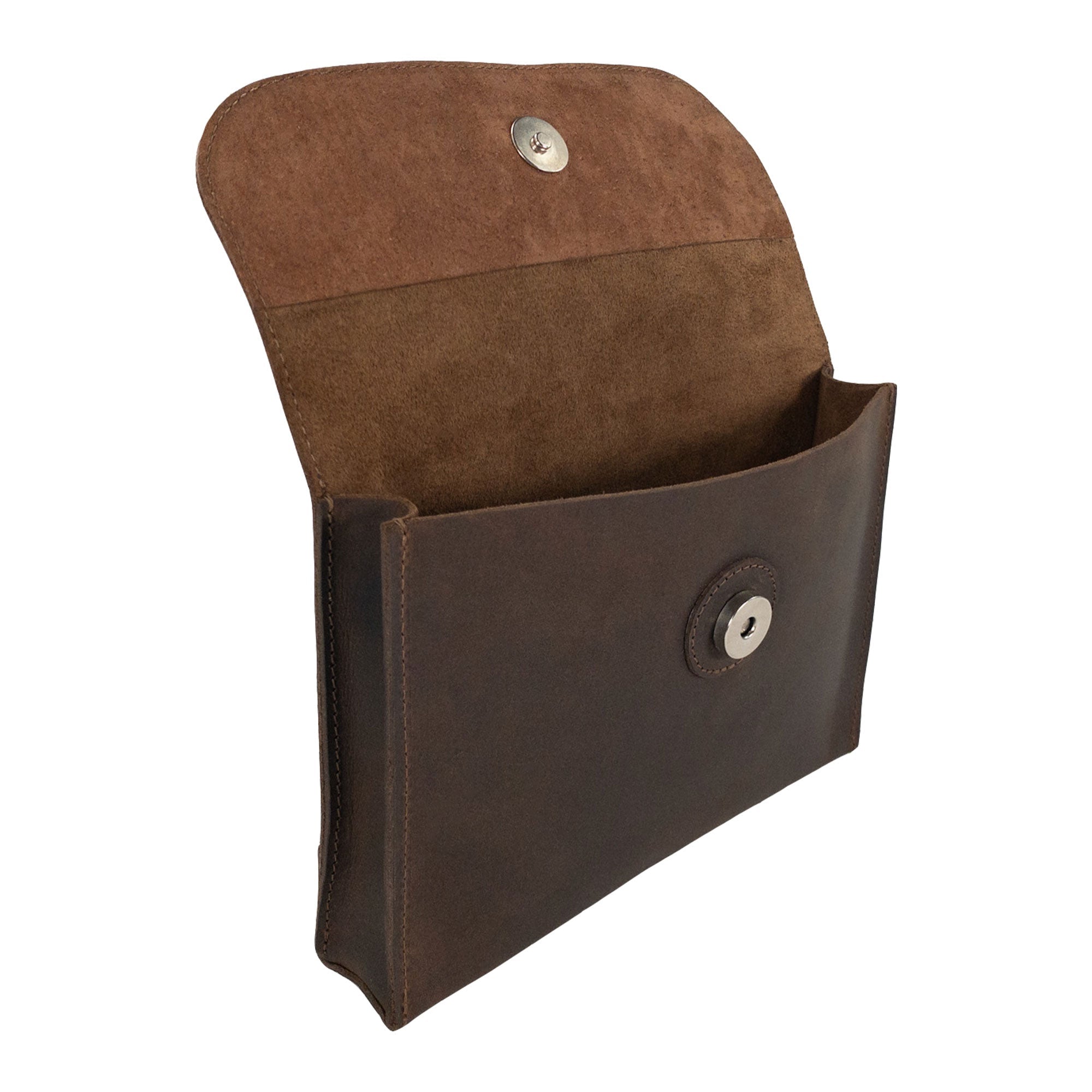 Minimalist Electronic Pouch for Cables and Chargers - Stockyard X 'The Leather Store'