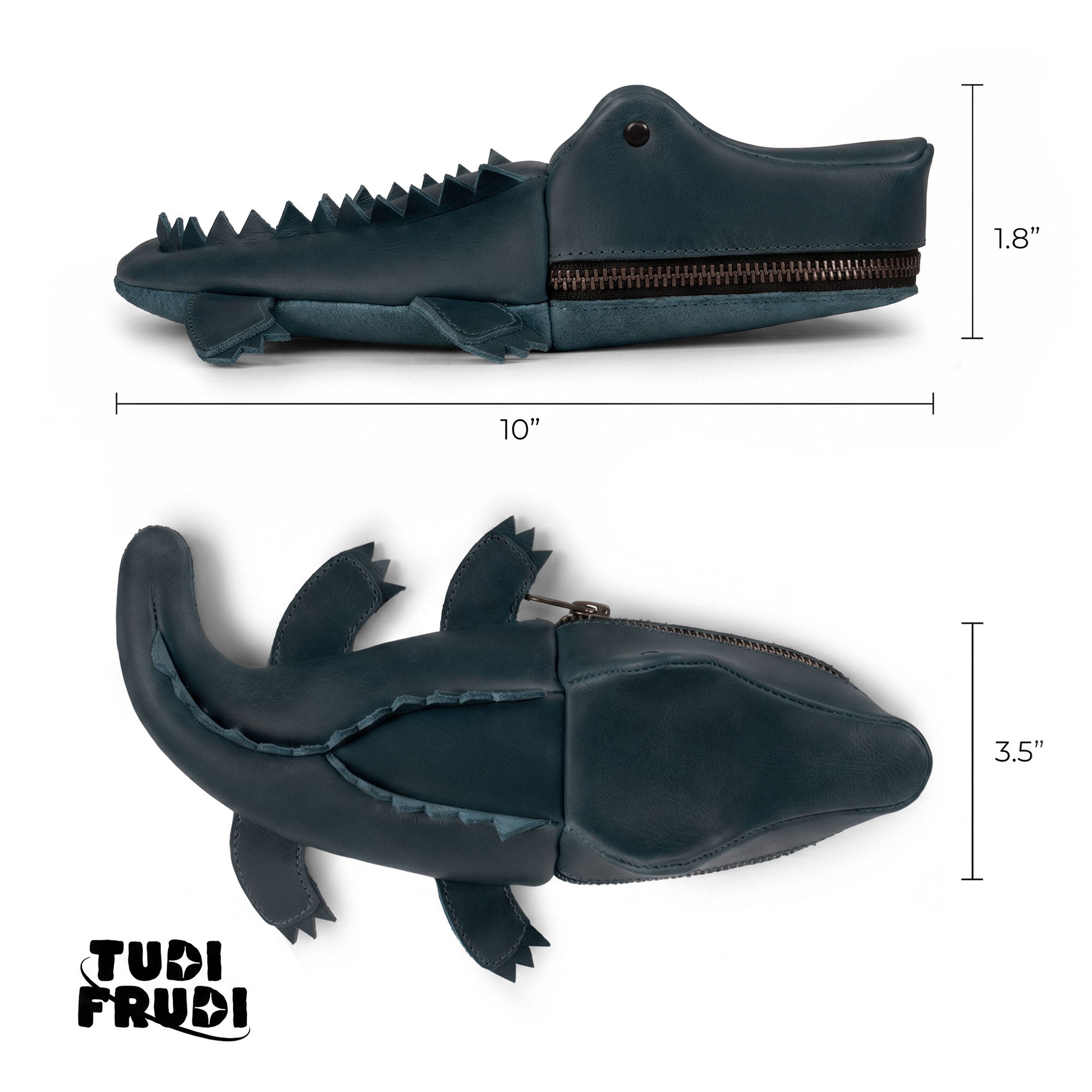 Leather Gator Pouch